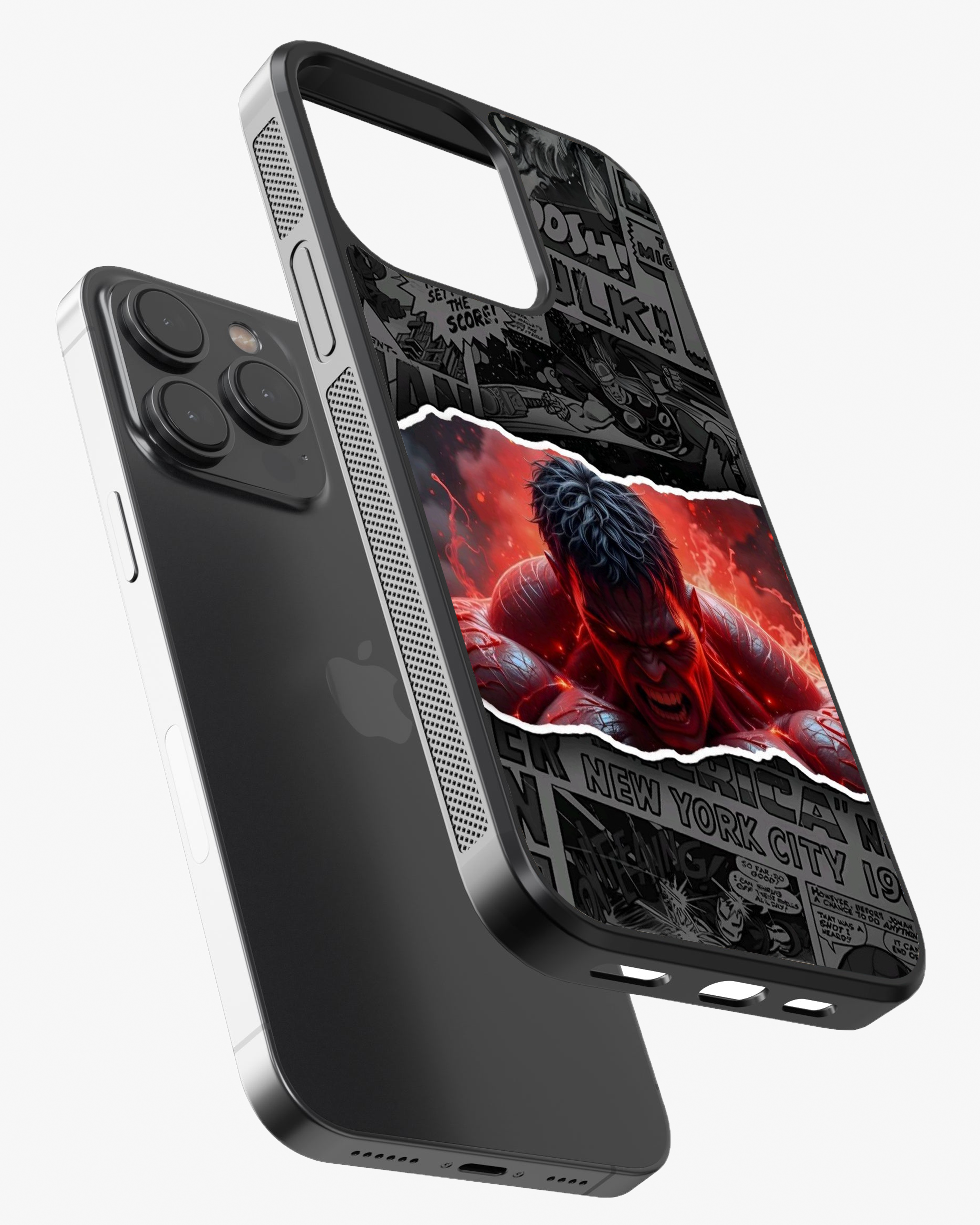 Red Hulk Glass Case