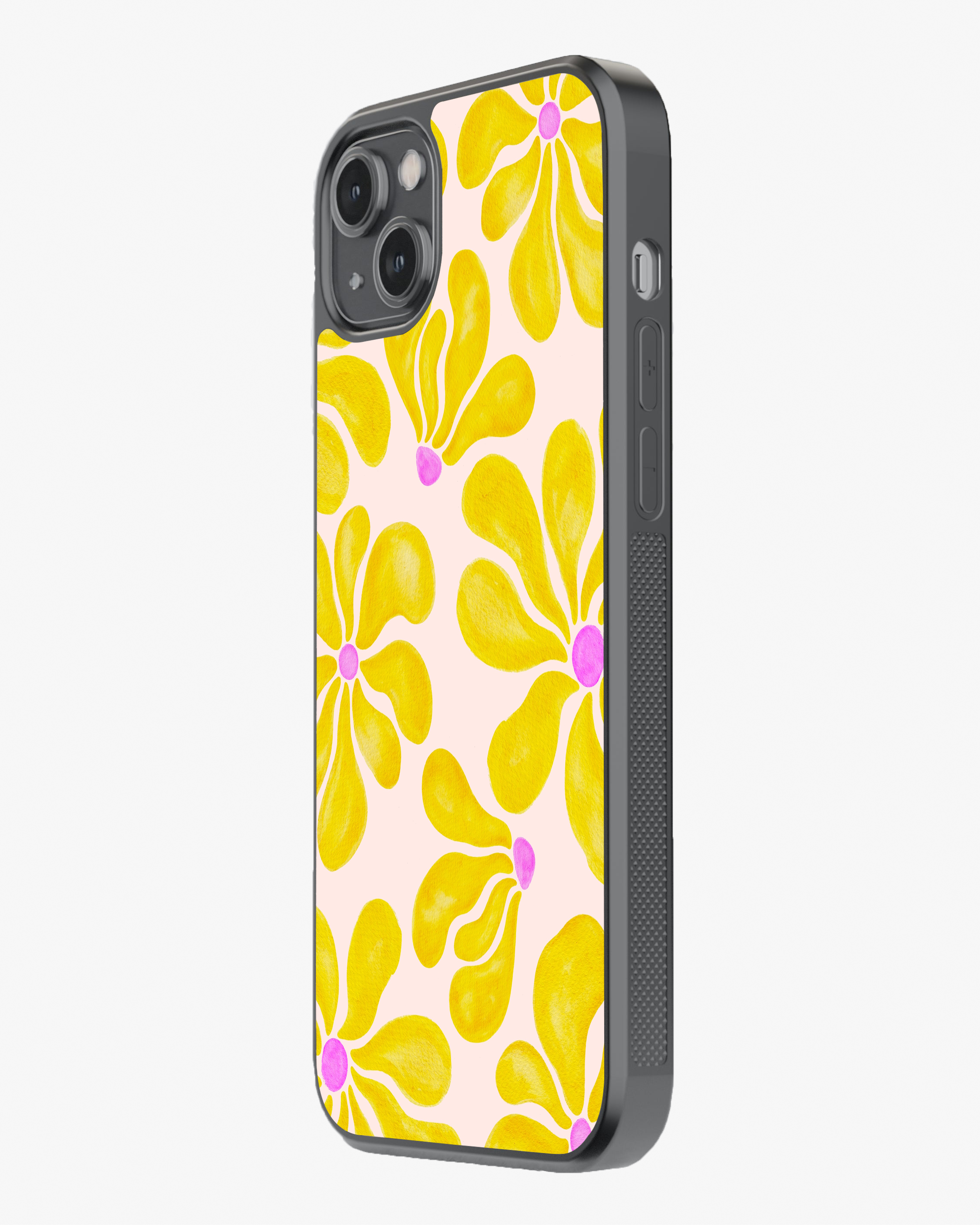 Butter Bloom Glass Case