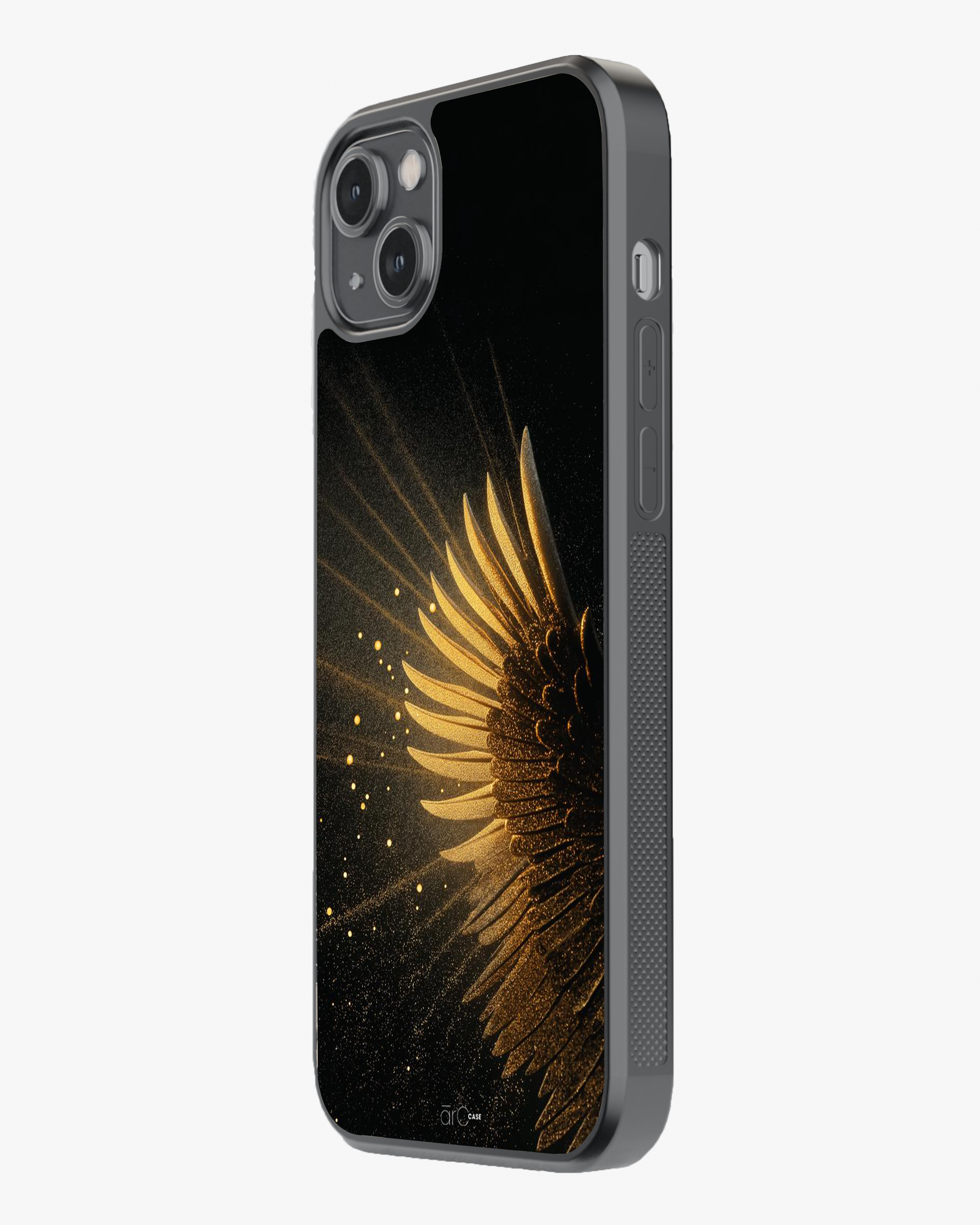 Golden Radiance – Luxury Abstract Case Cover Glass Case