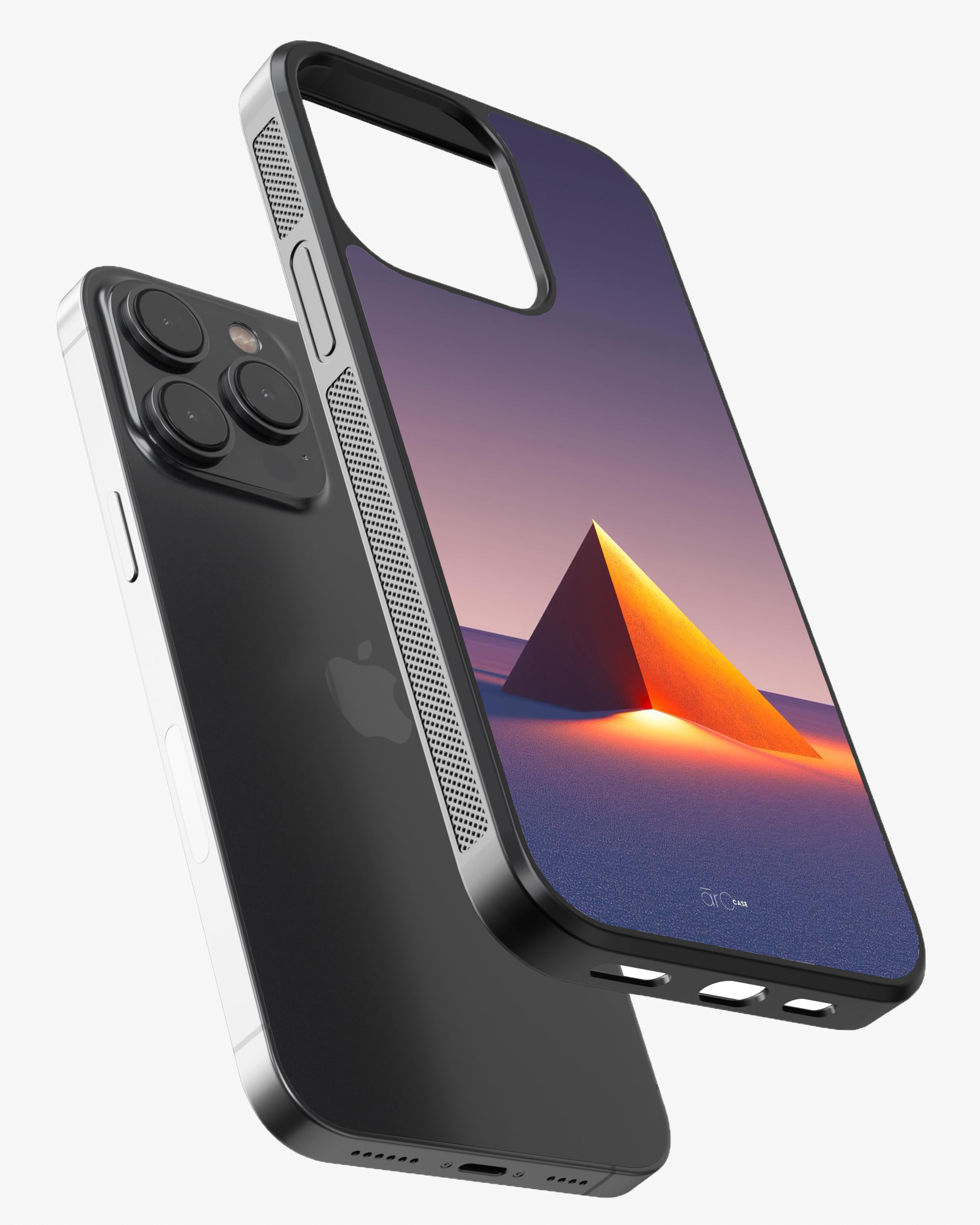 Luminous Pyramid – Modern Aesthetic Case Cover Glass Case