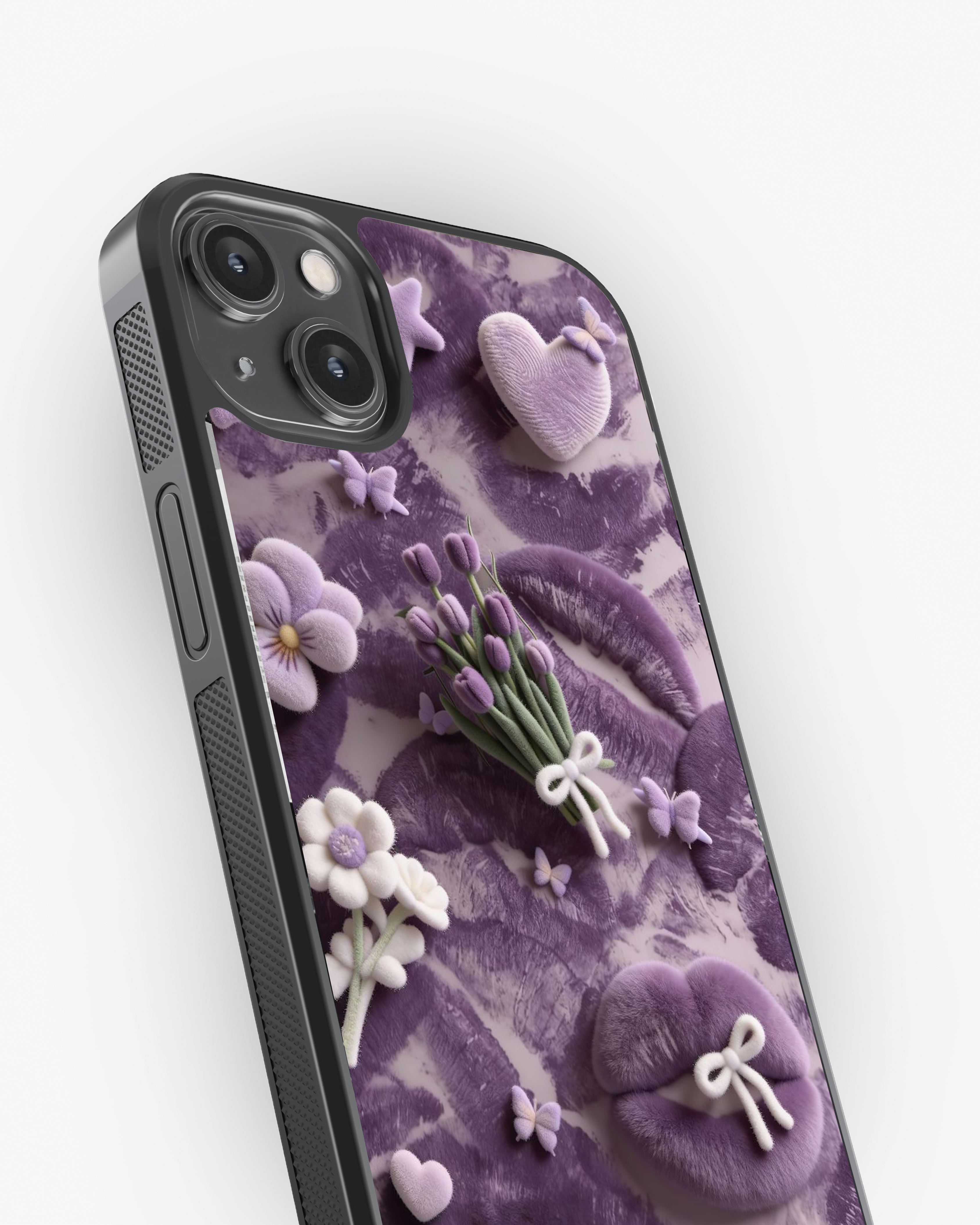Lavender Dreams – Violet Aesthetic Case Cover Glass Case