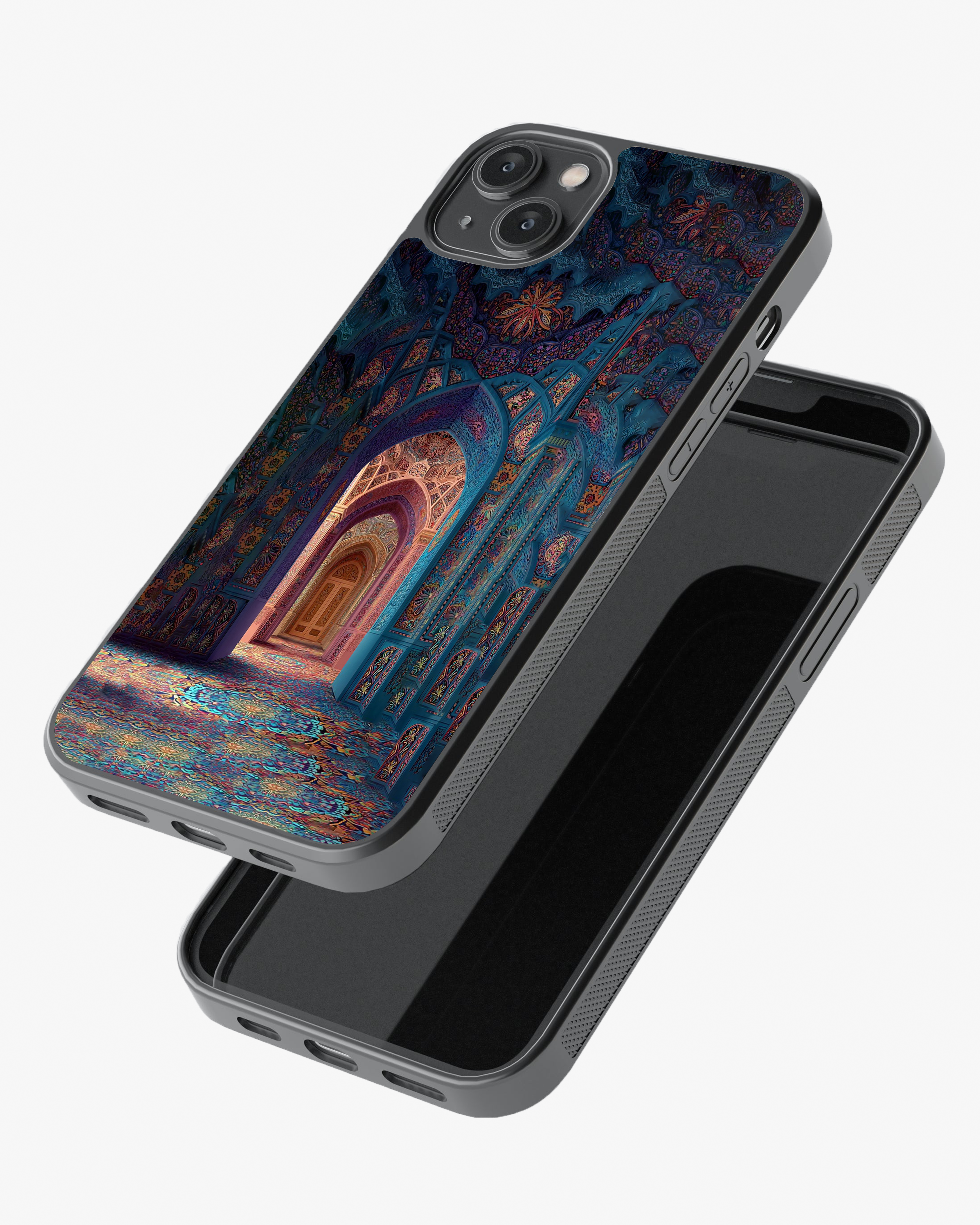 Royal Mosaic Palace – Luxury Art Case Phone Cover Glass Case