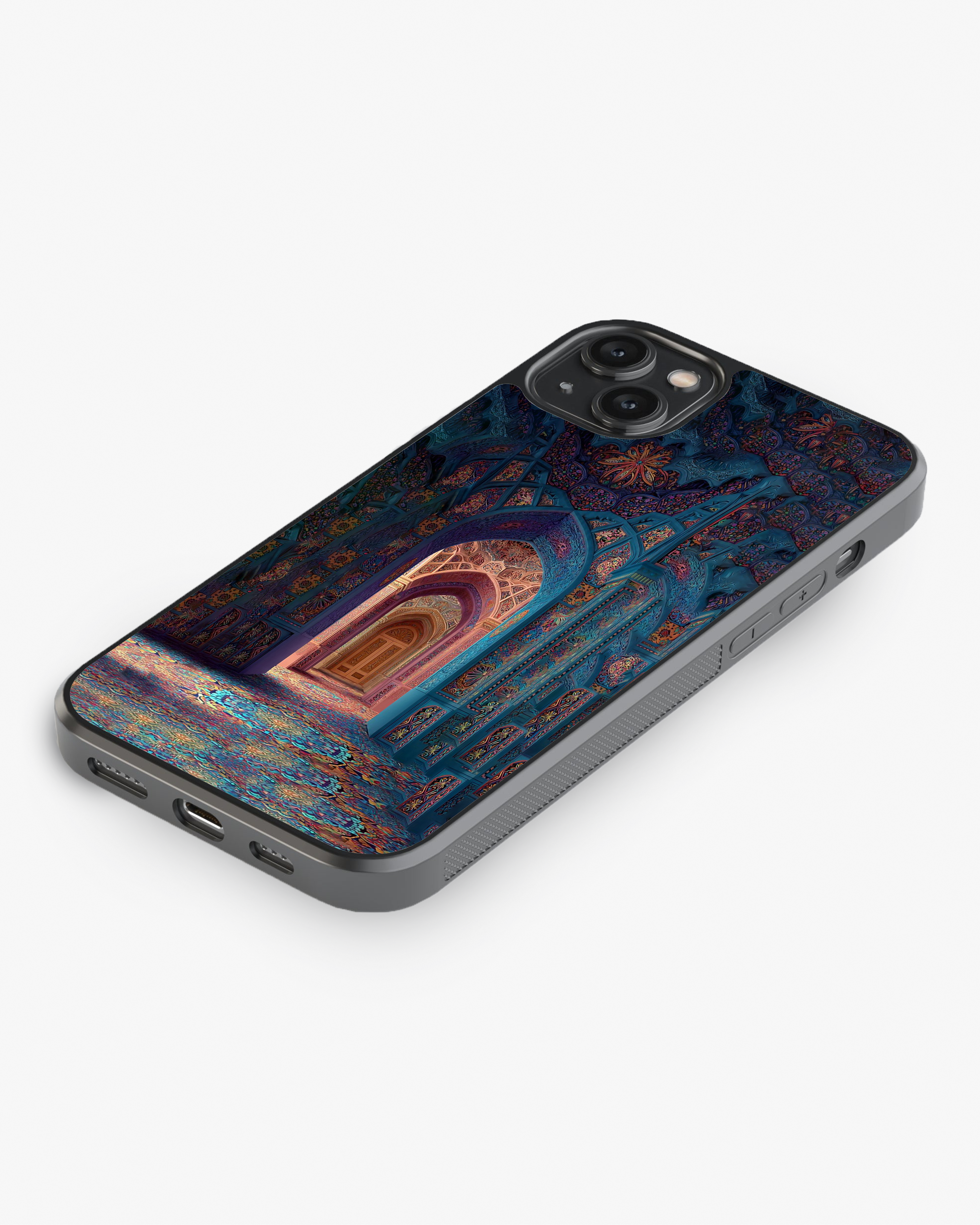 Royal Mosaic Palace – Luxury Art Case Phone Cover Glass Case