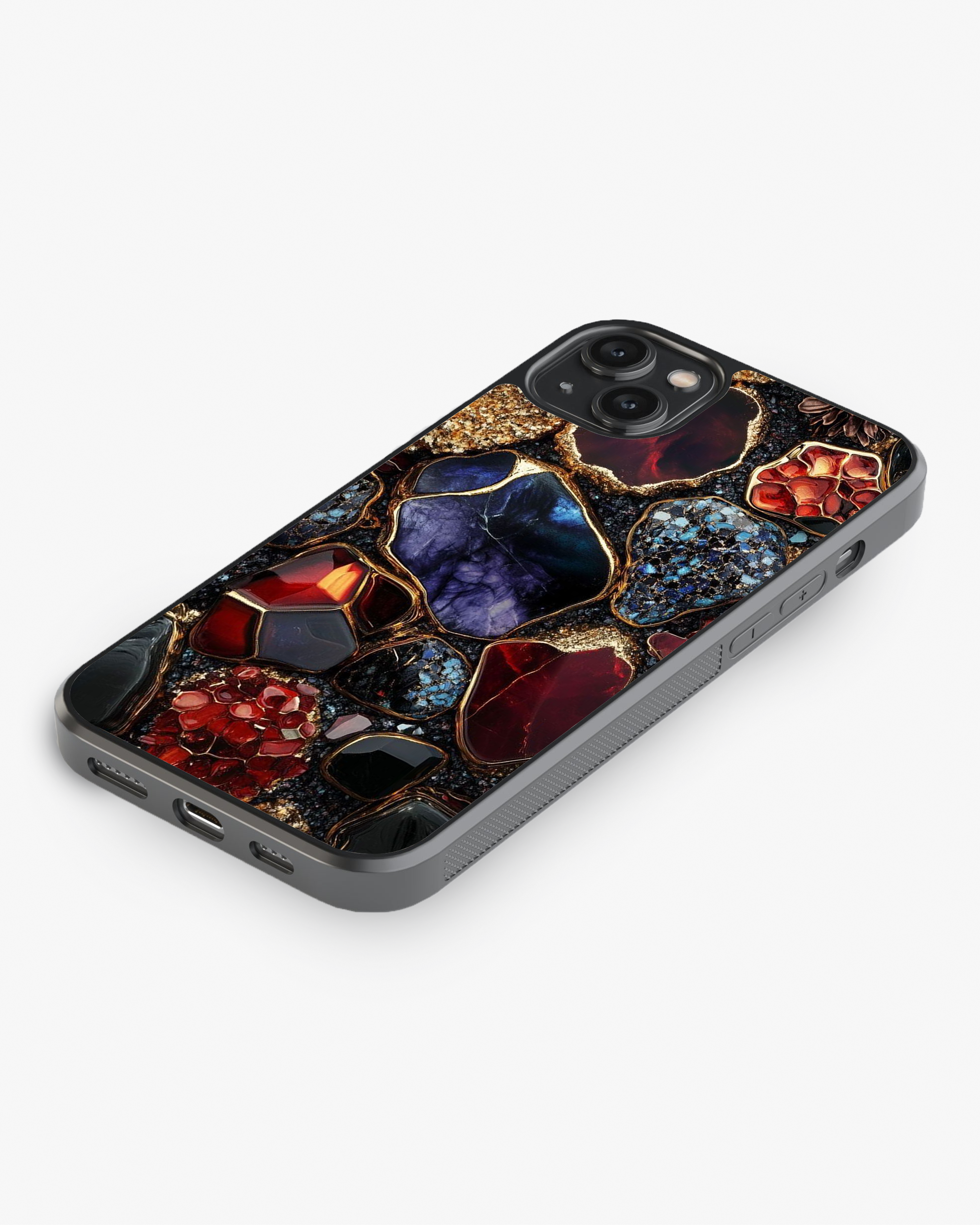 Royal Stone Texture Designer Case Cover Glass Case