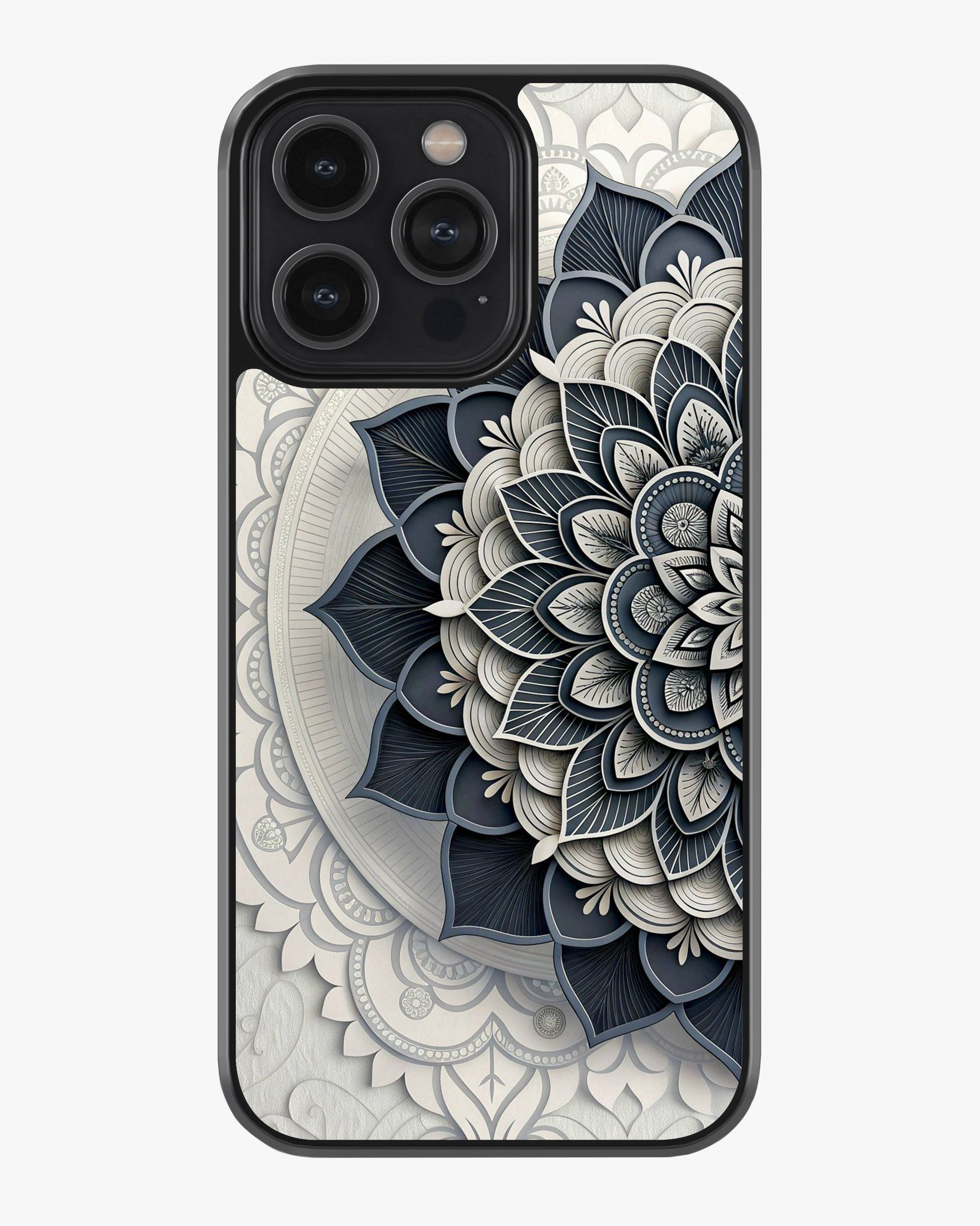 Royal Blue Mandala Case Cover Glass Case