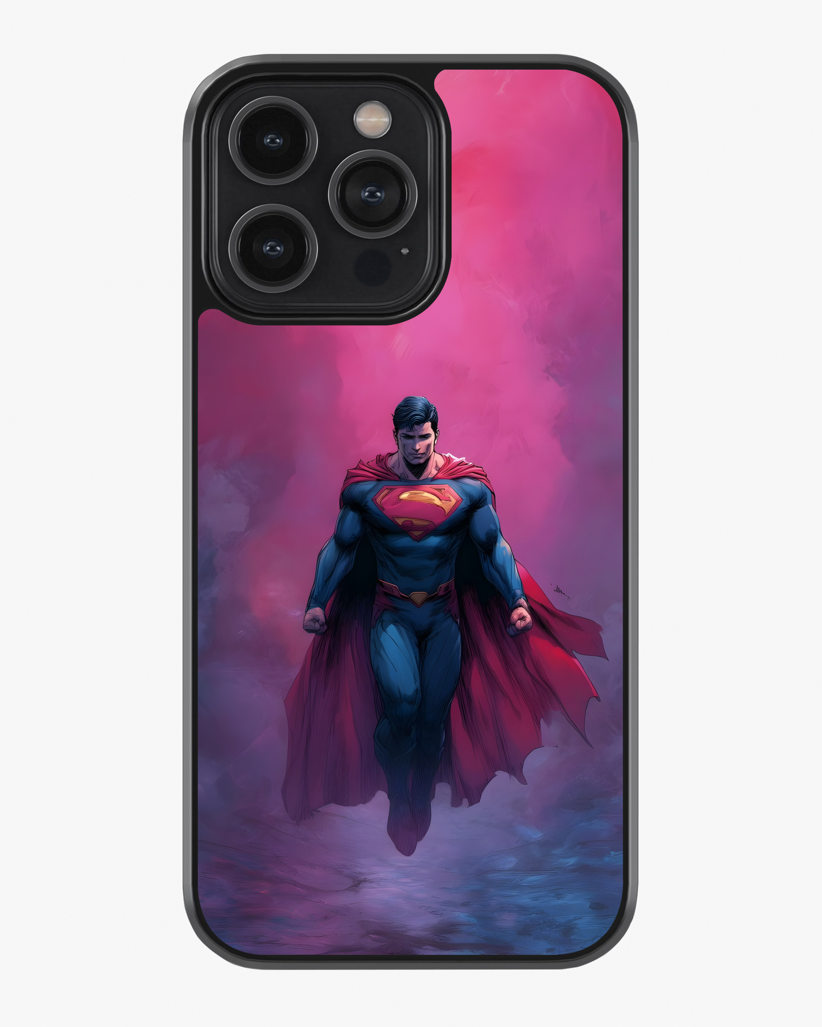Superman Power Mode Mobile Cover Glass Case