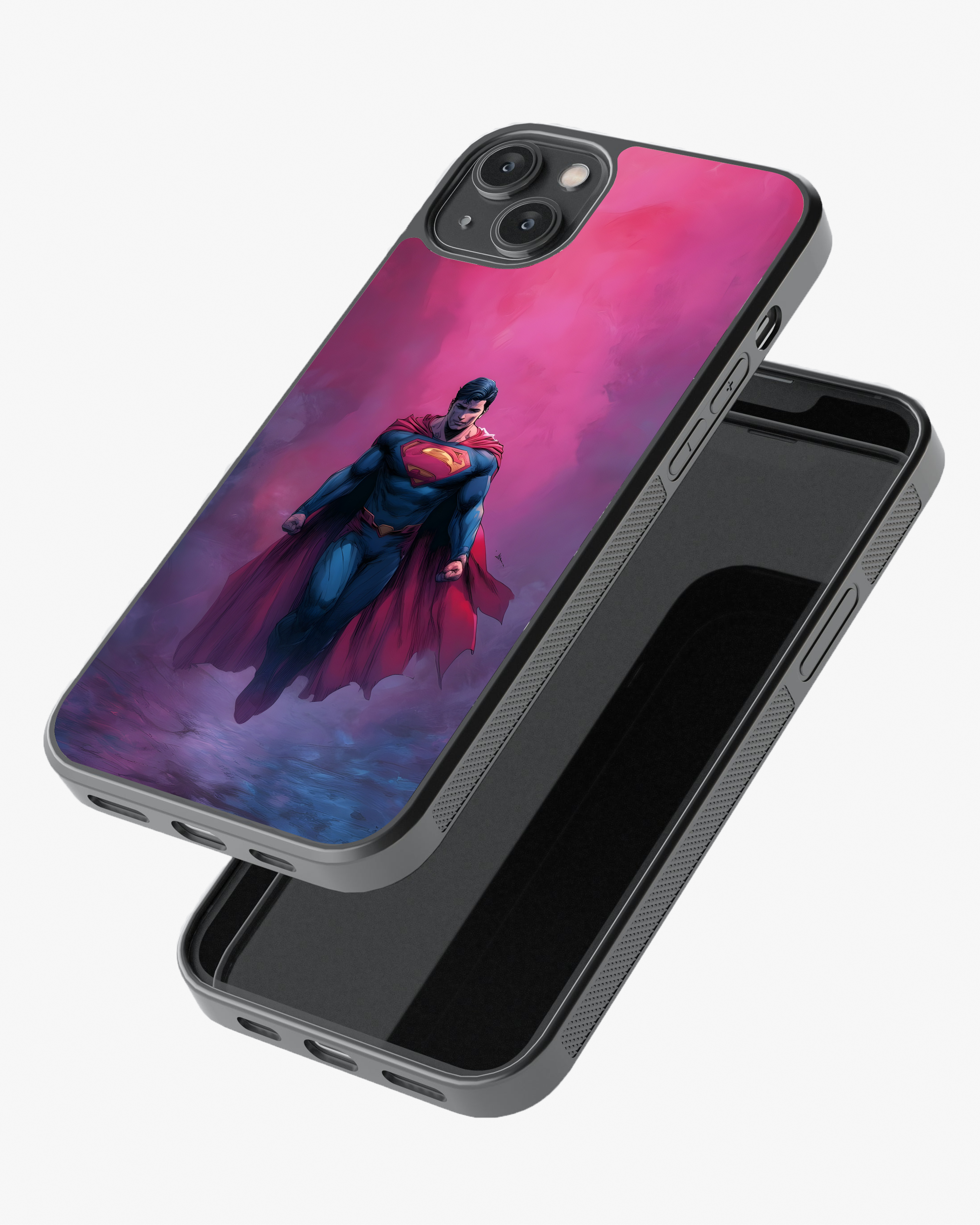 Superman Power Mode Mobile Cover Glass Case