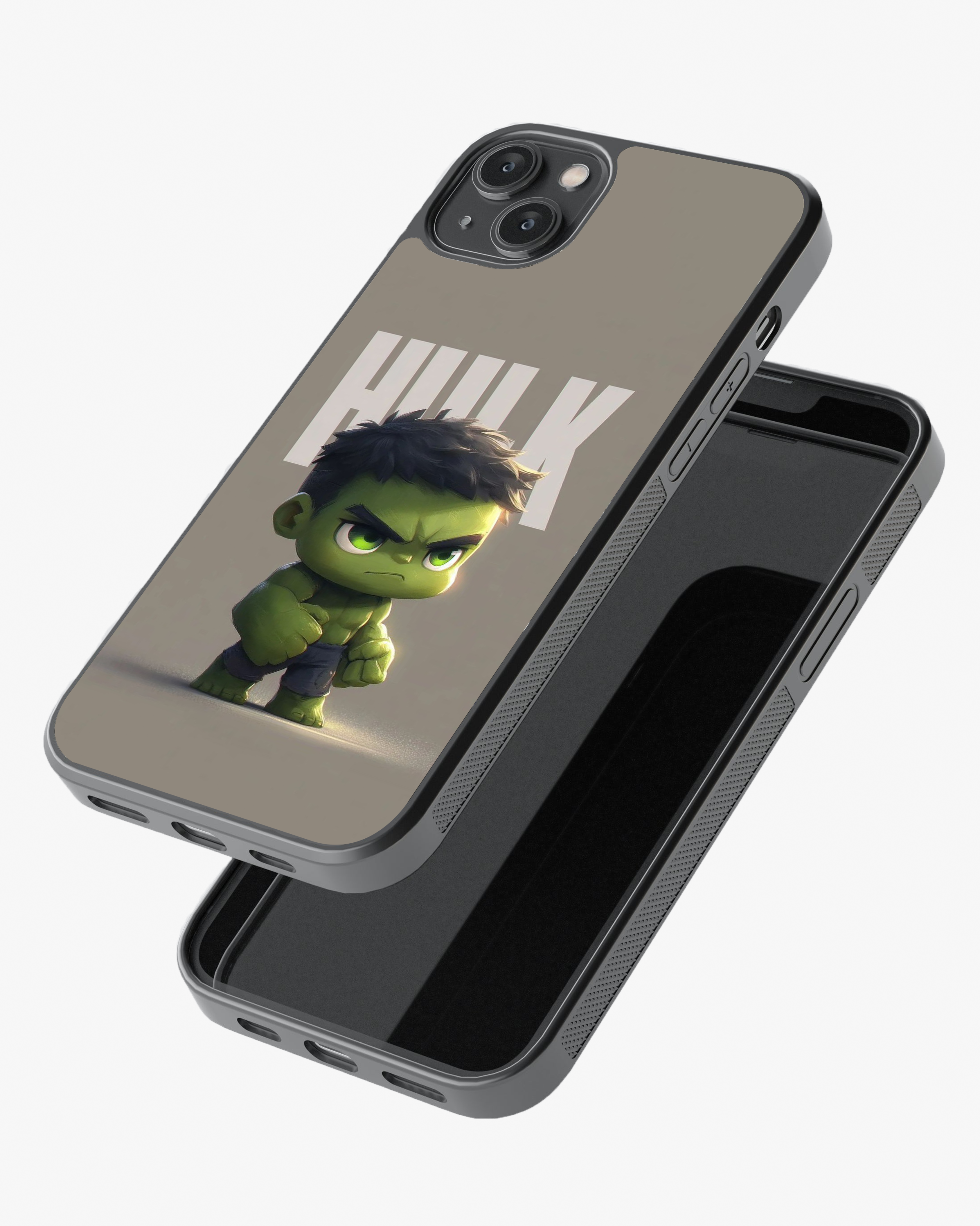 Angry Green Hero Cover Glass Case