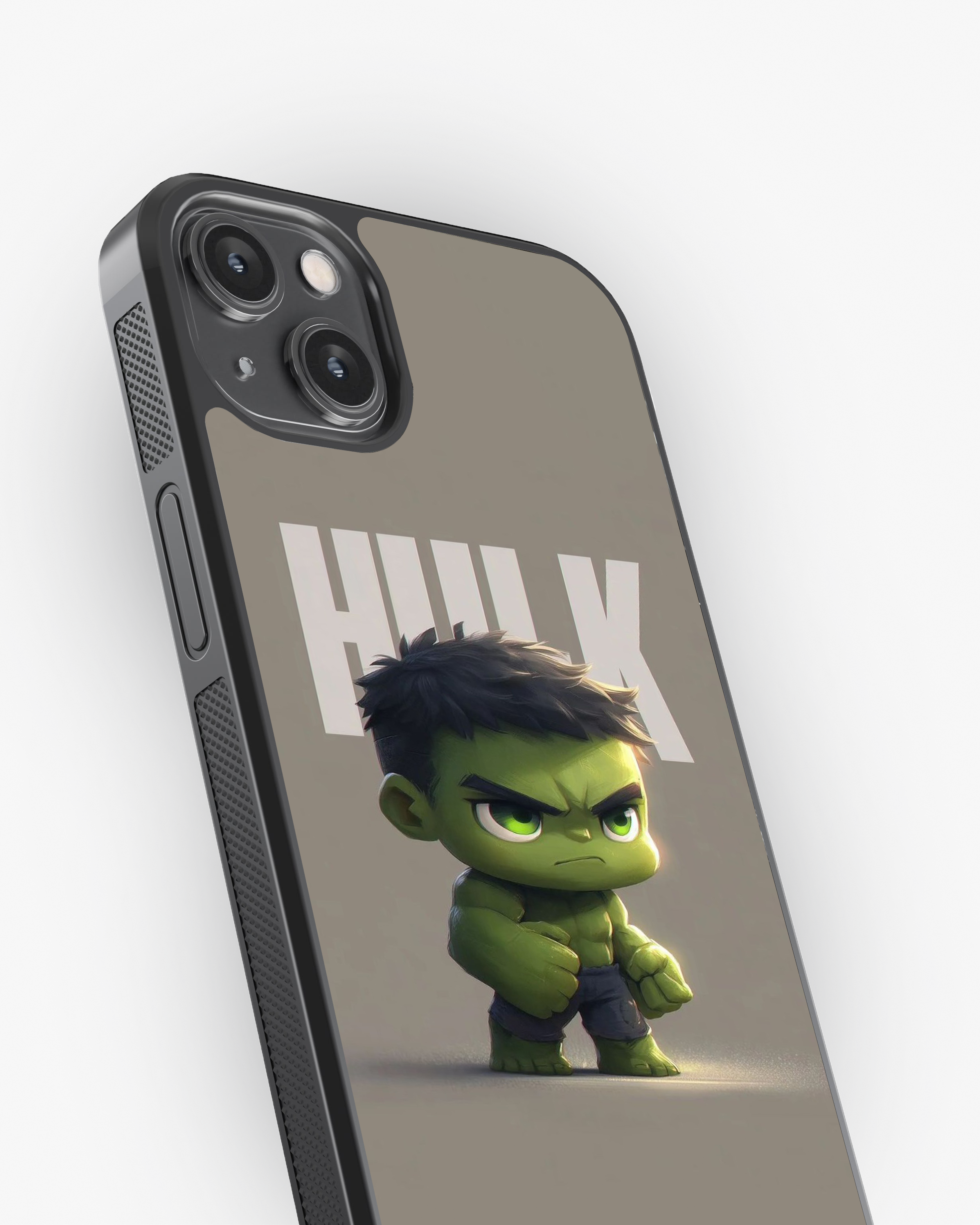 Angry Green Hero Cover Glass Case