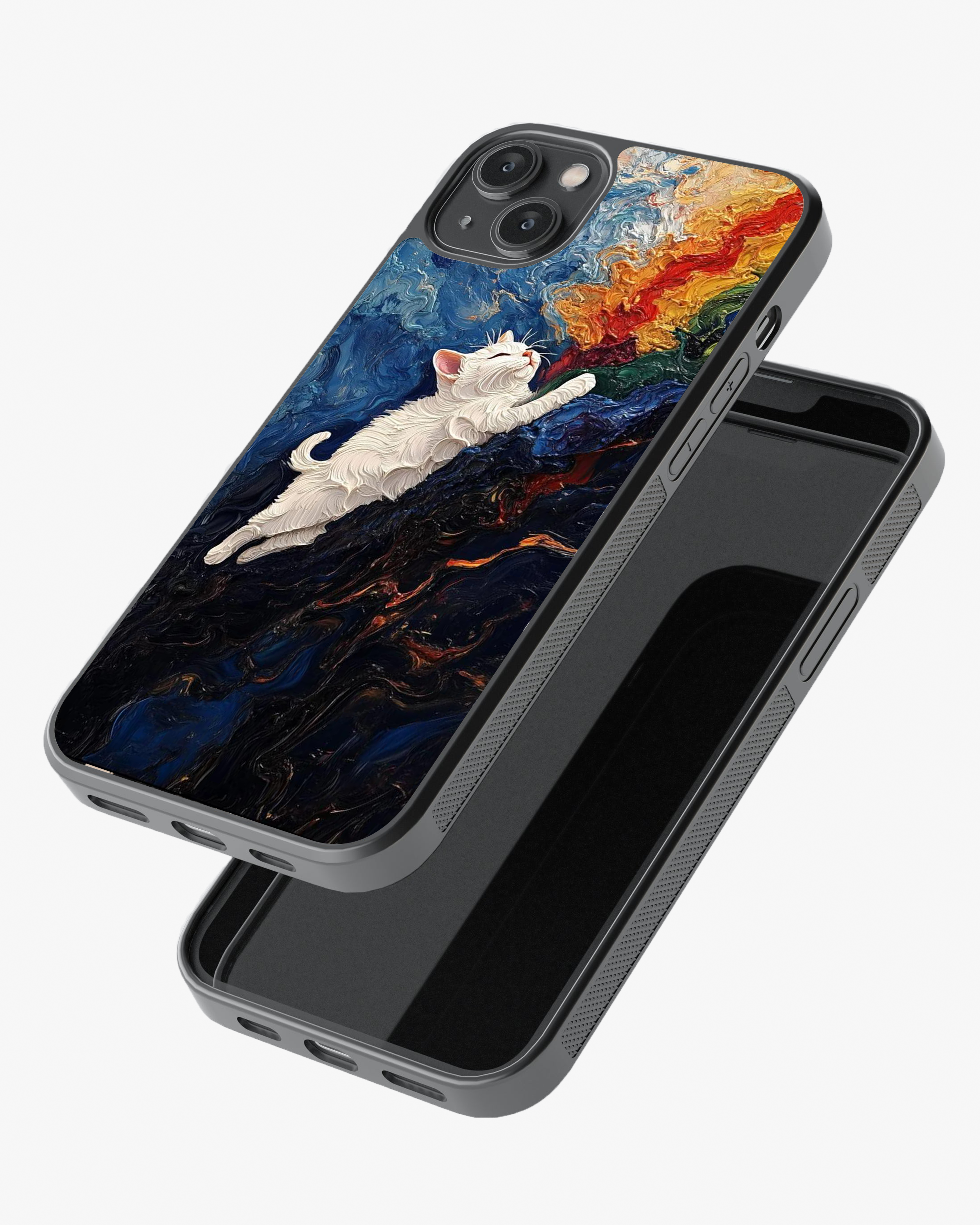 Dreamy Cat Aesthetic – Art Edition Cover Glass Case