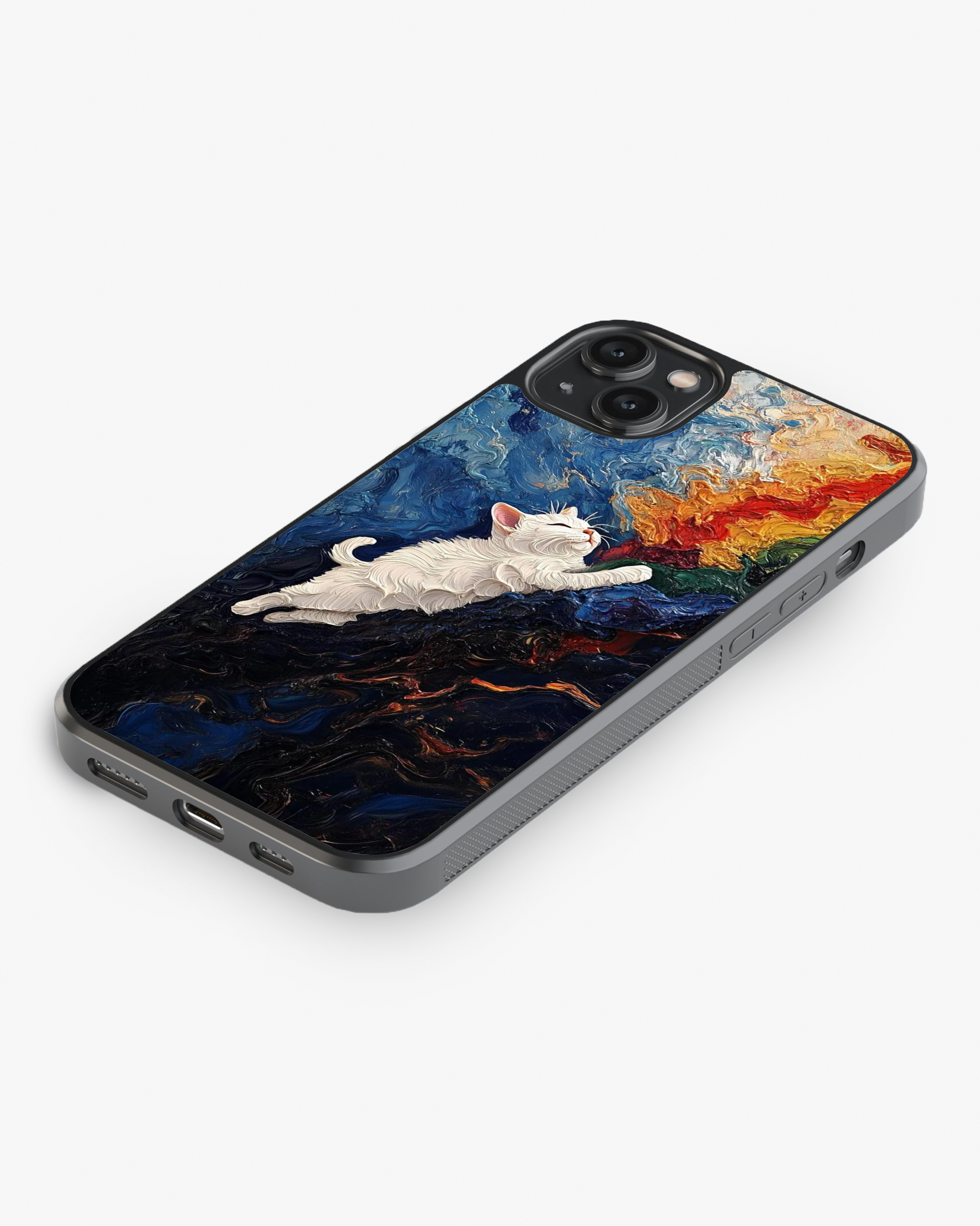 Dreamy Cat Aesthetic – Art Edition Cover Glass Case