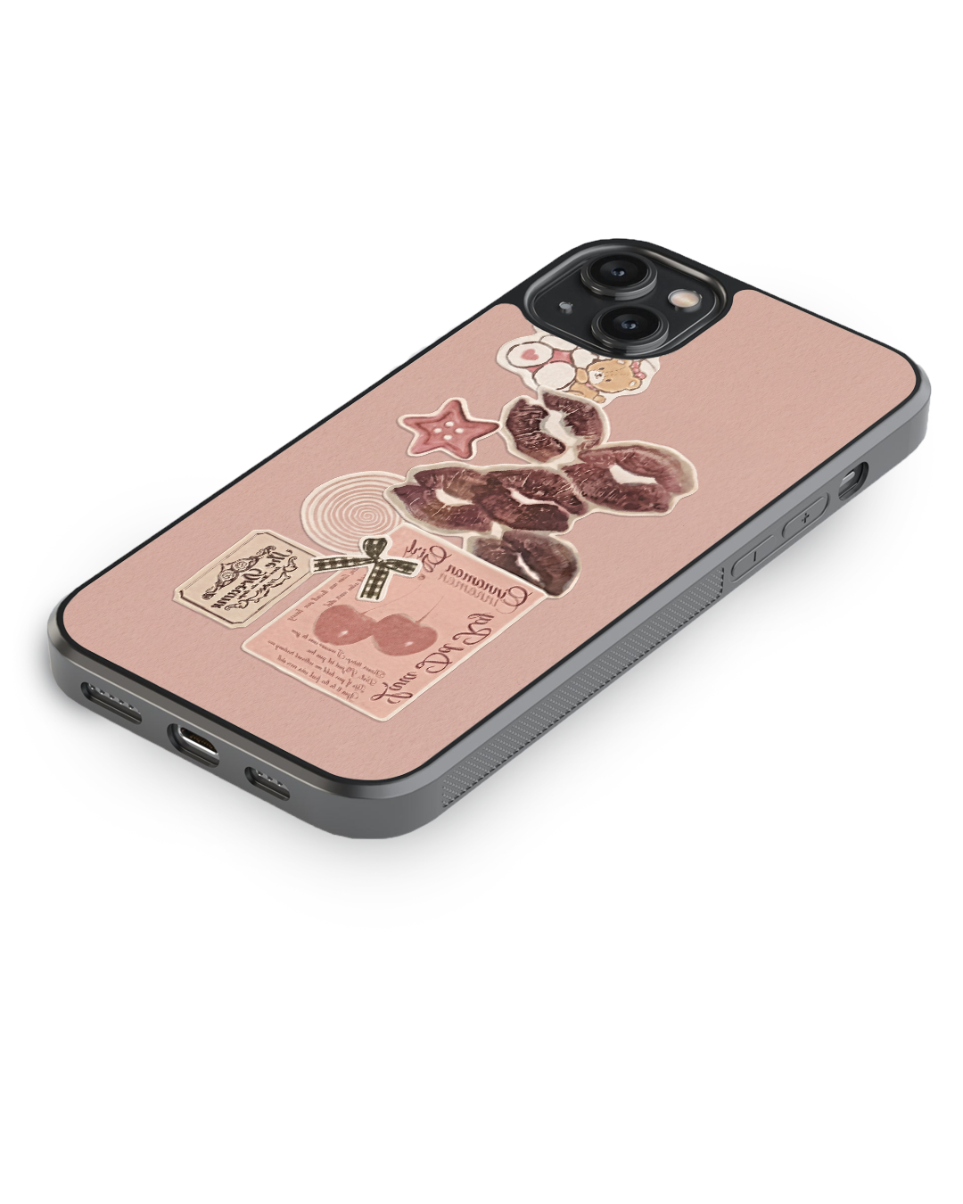 Soft Love Vibes Glass Case