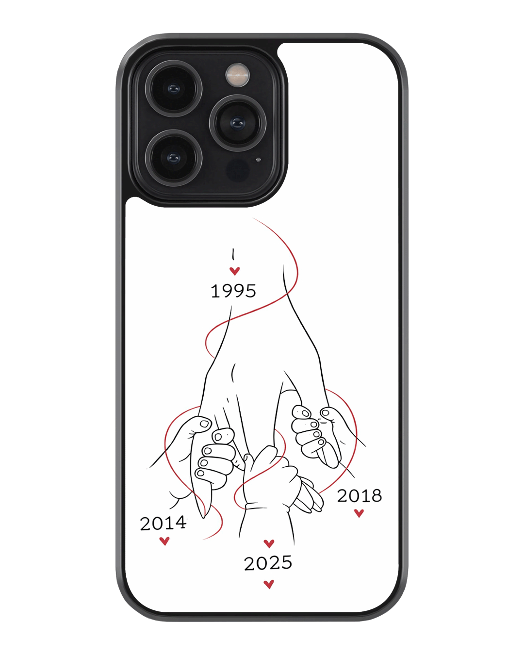 Forever Connected – Family Love Timeline Glass Case