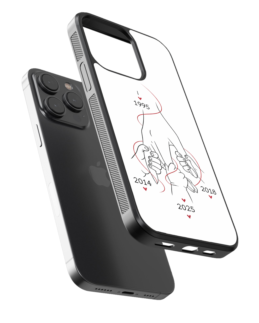 Forever Connected – Family Love Timeline Glass Case