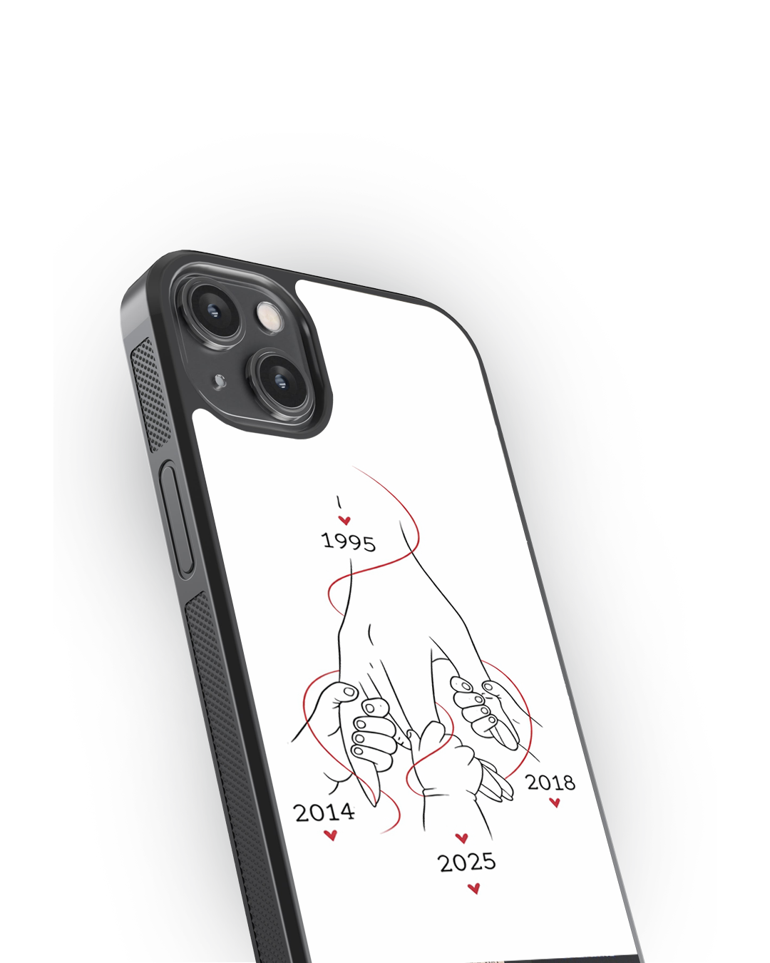 Forever Connected – Family Love Timeline Glass Case