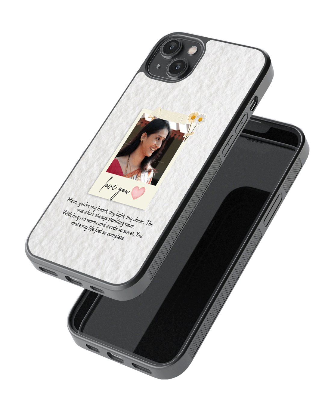 Love You Mom – Personalized Memory Glass Case