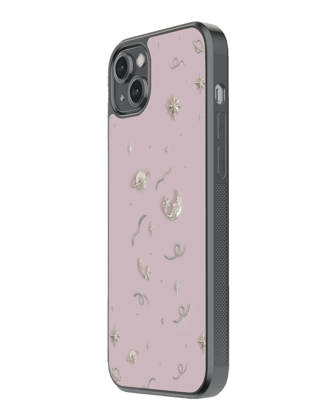 Celestial Pink Aesthetic Glass Case