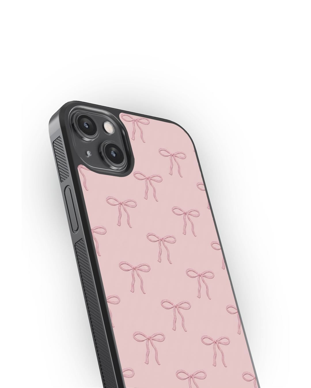 Minimal Bow Pattern Glass Case