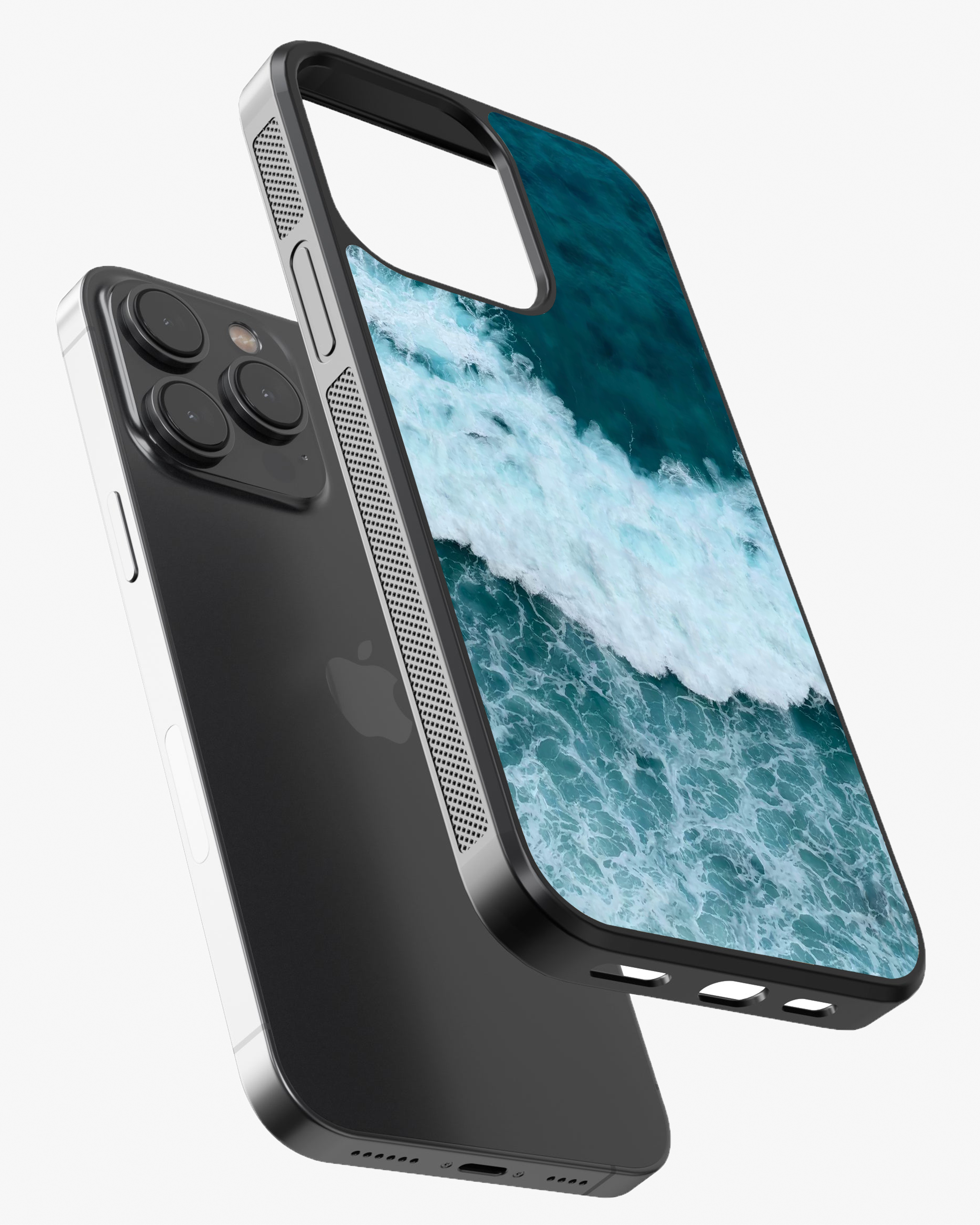 Ocean Waves Aesthetic Case Cover Glass Case
