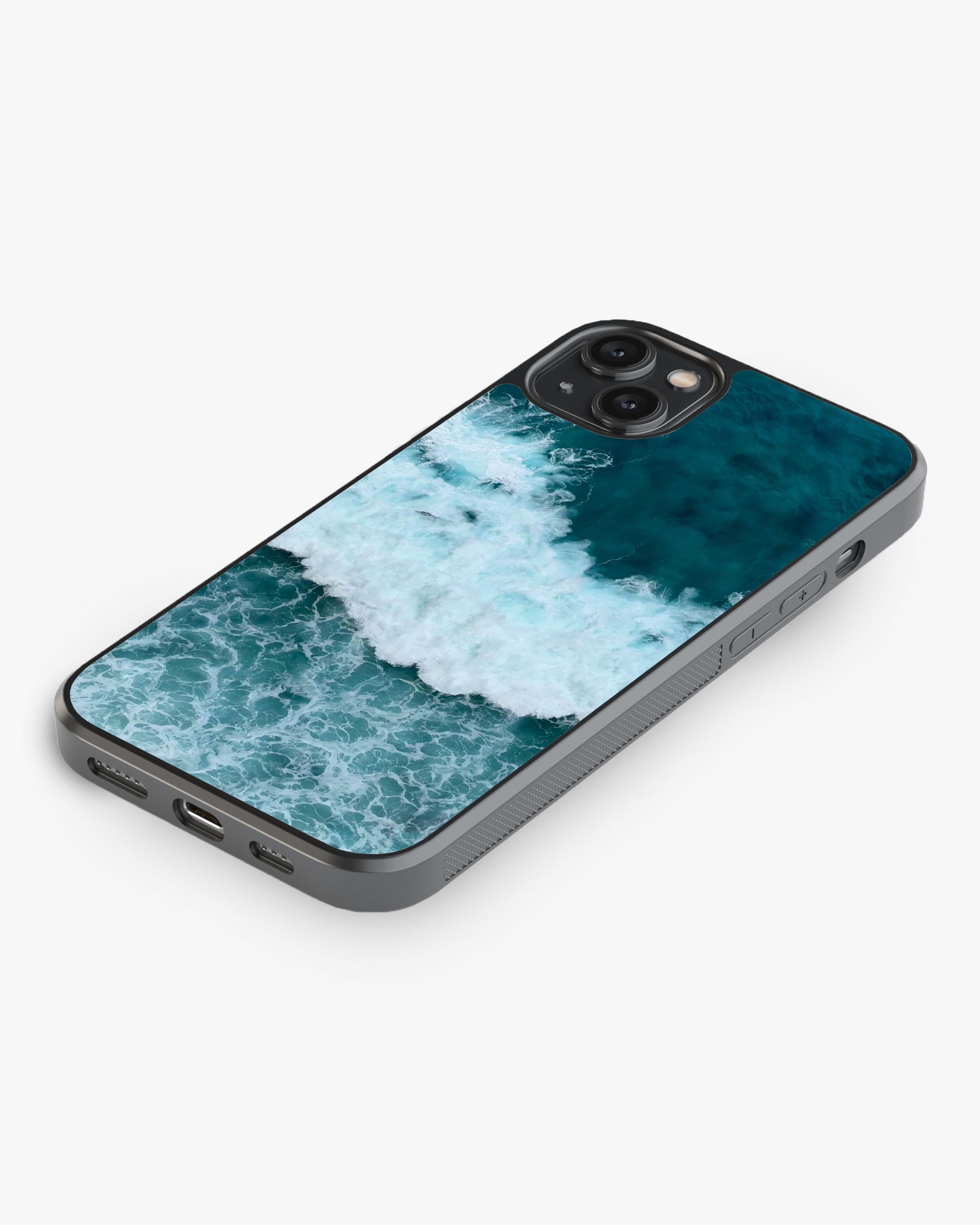 Ocean Waves Aesthetic Case Cover Glass Case