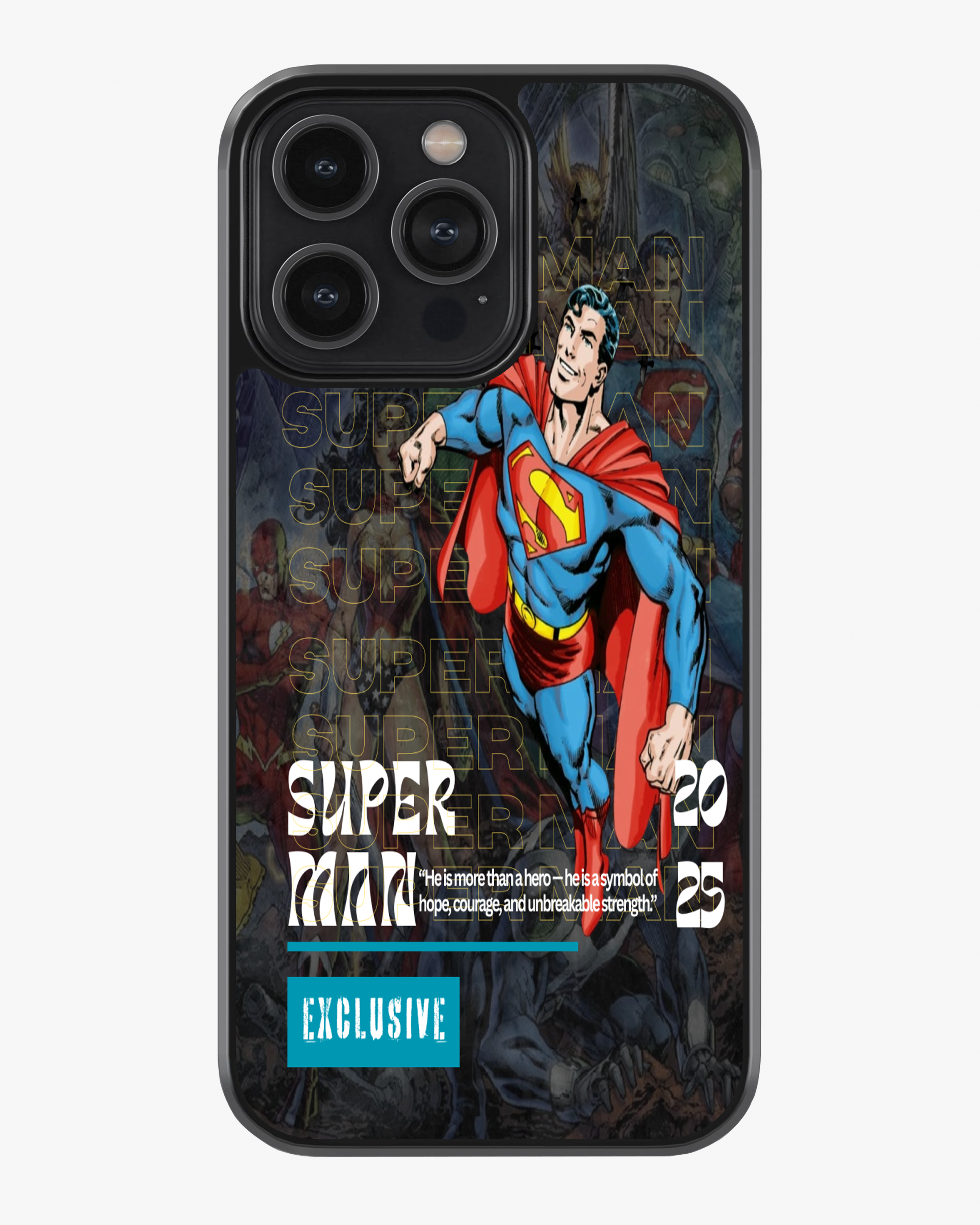 Superman 2025 Edition – Iconic Superhero Design Glass Case