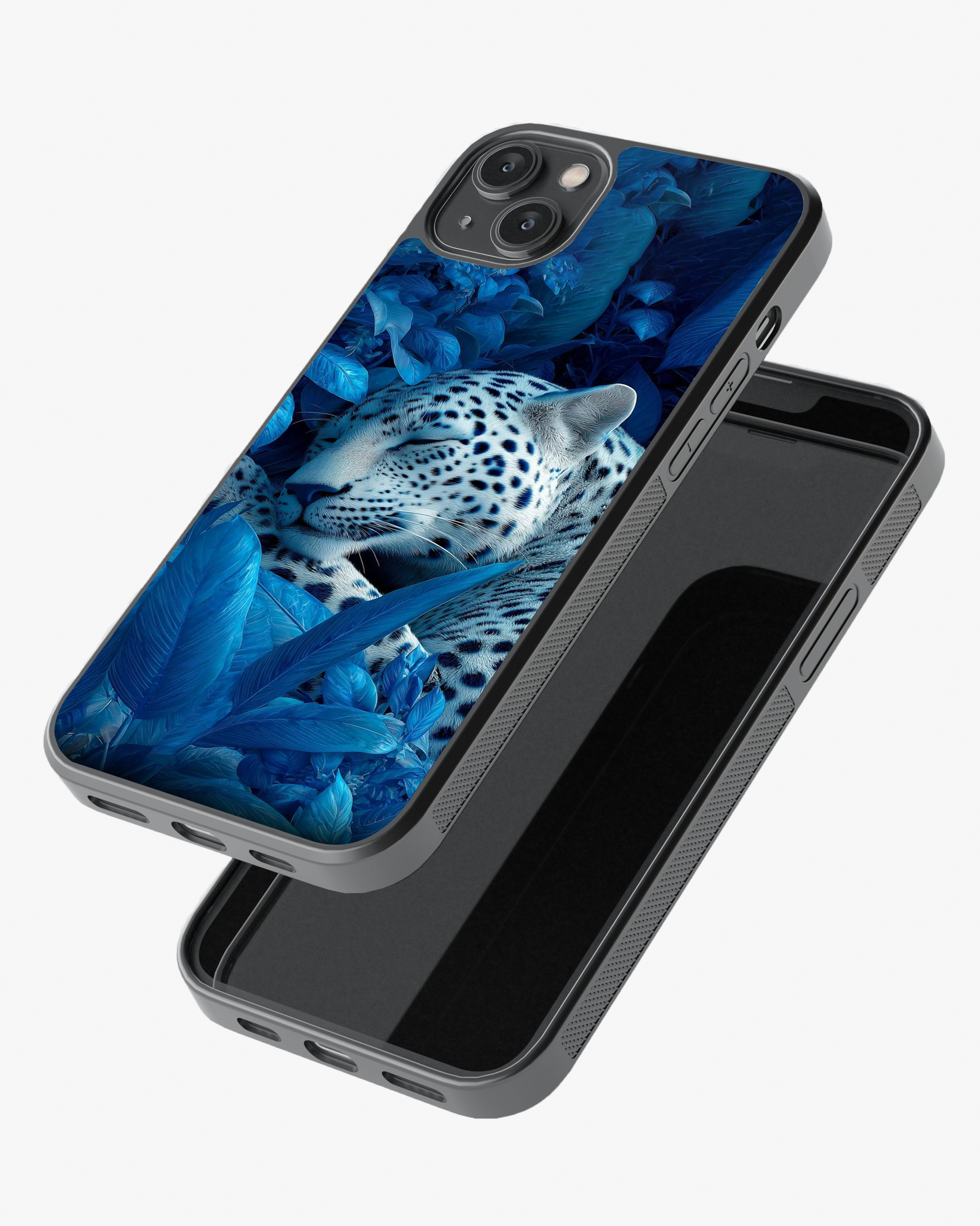 Elegance Meets Wild Power Cover Glass Case