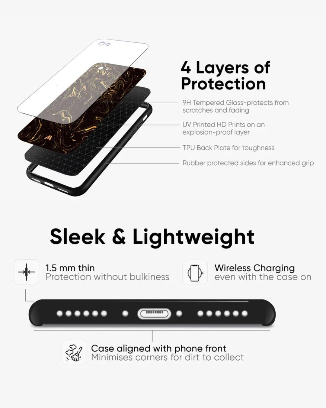 Eclipse Printed Glass Case