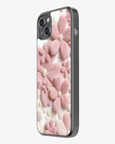 Blush Petals – Soft 3D Pink Floral Premium Case Cover Glass Case