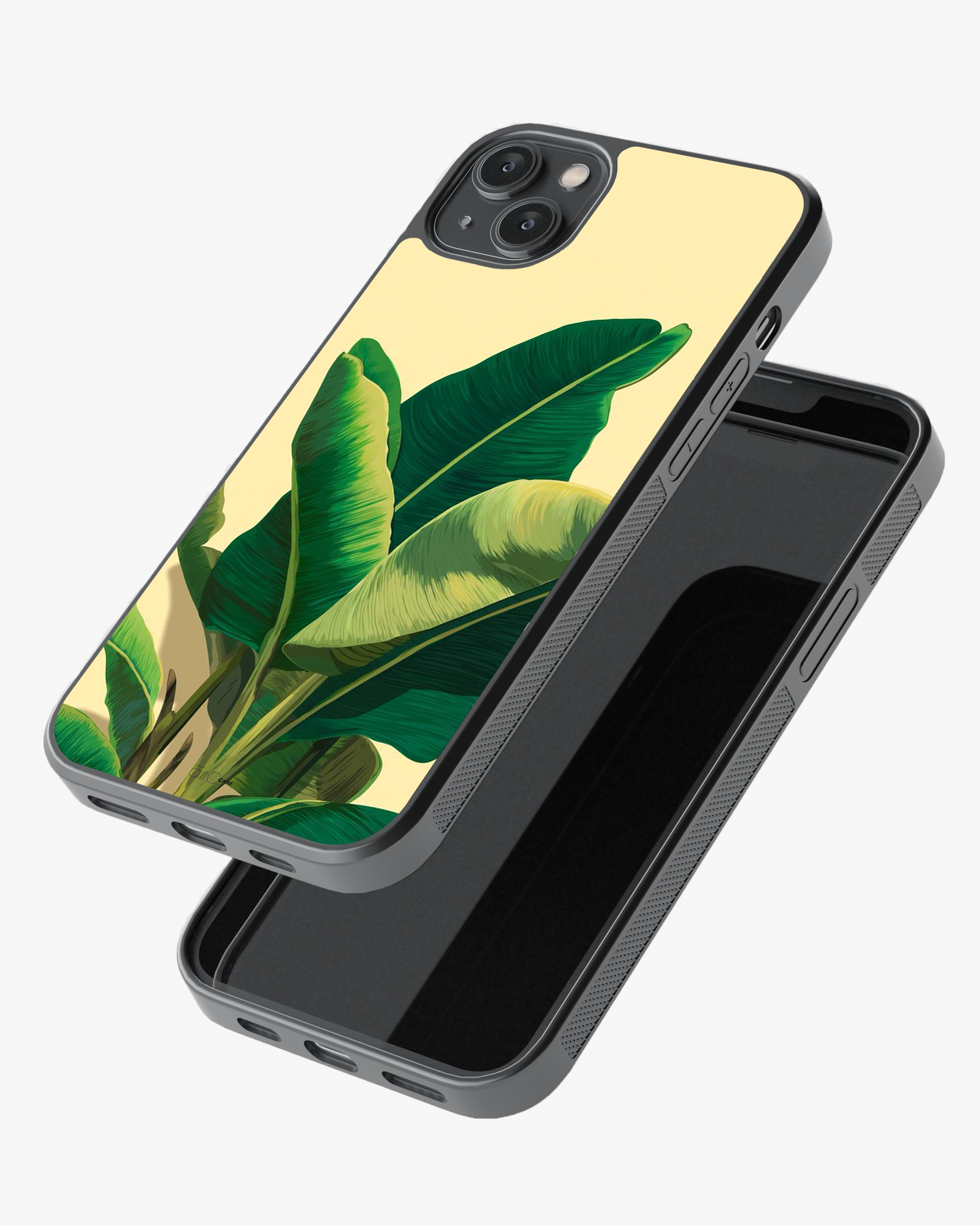 Tropical Banana Leaves – Aesthetic Botanical Premium Case Cover Glass Case