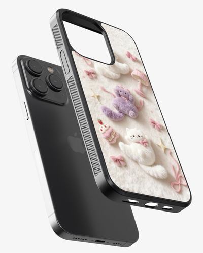 Fluffy Kitty Dreams – Cute Luxury  Case Cover Glass Case