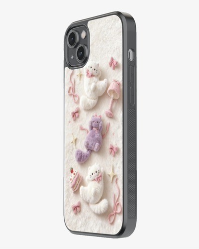 Fluffy Kitty Dreams – Cute Luxury  Case Cover Glass Case