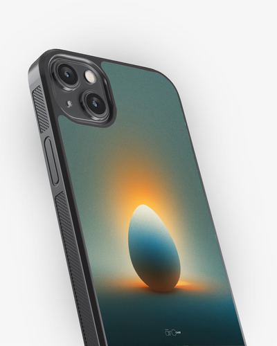 Golden Glow Egg – Minimal Abstract Aesthetic Premium Case Cover Glass Case