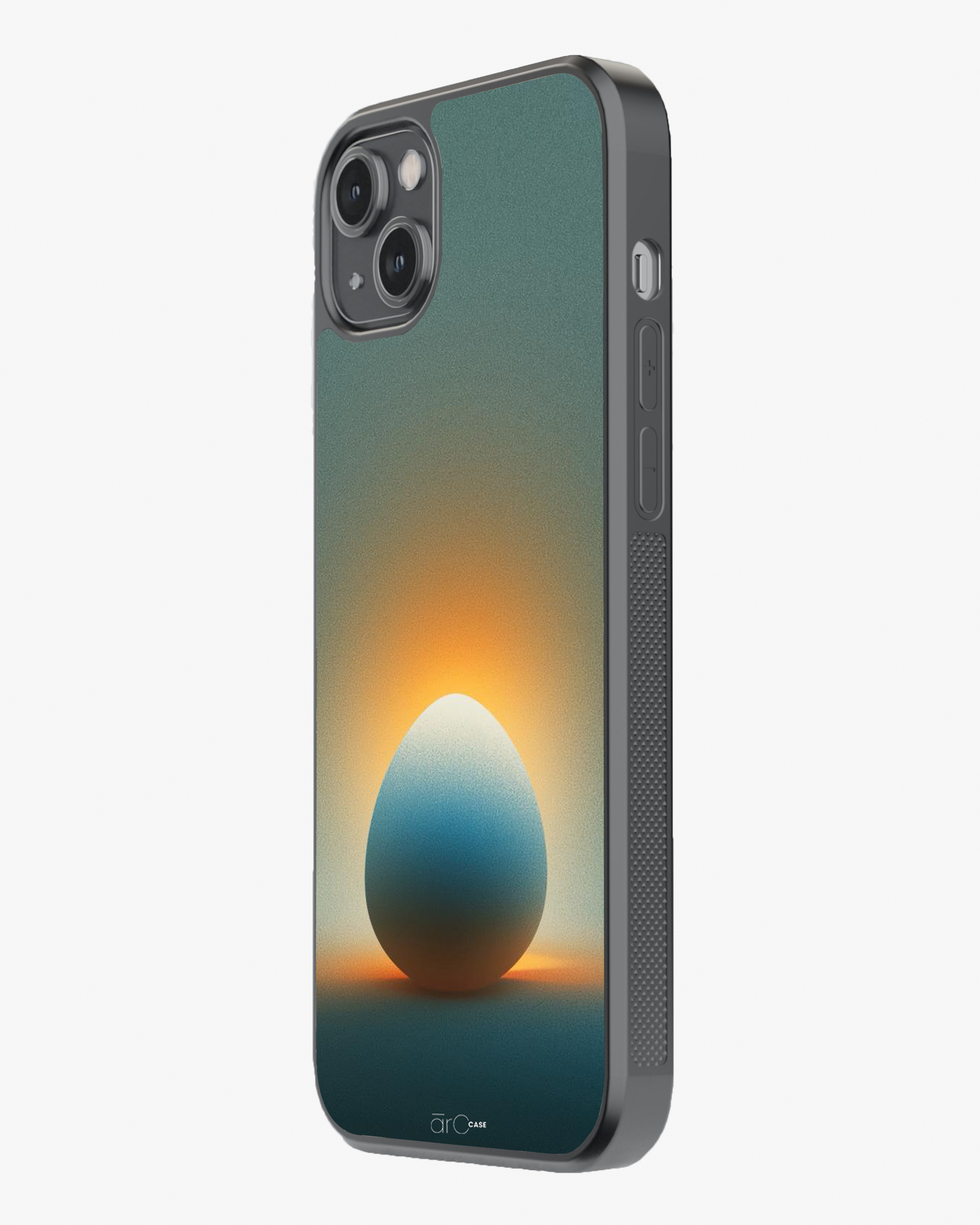 Golden Glow Egg – Minimal Abstract Aesthetic Premium Case Cover Glass Case
