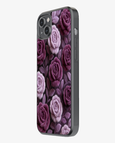 Velvet Purple Rose Floral – Luxury Aesthetic Case Cover Glass Case
