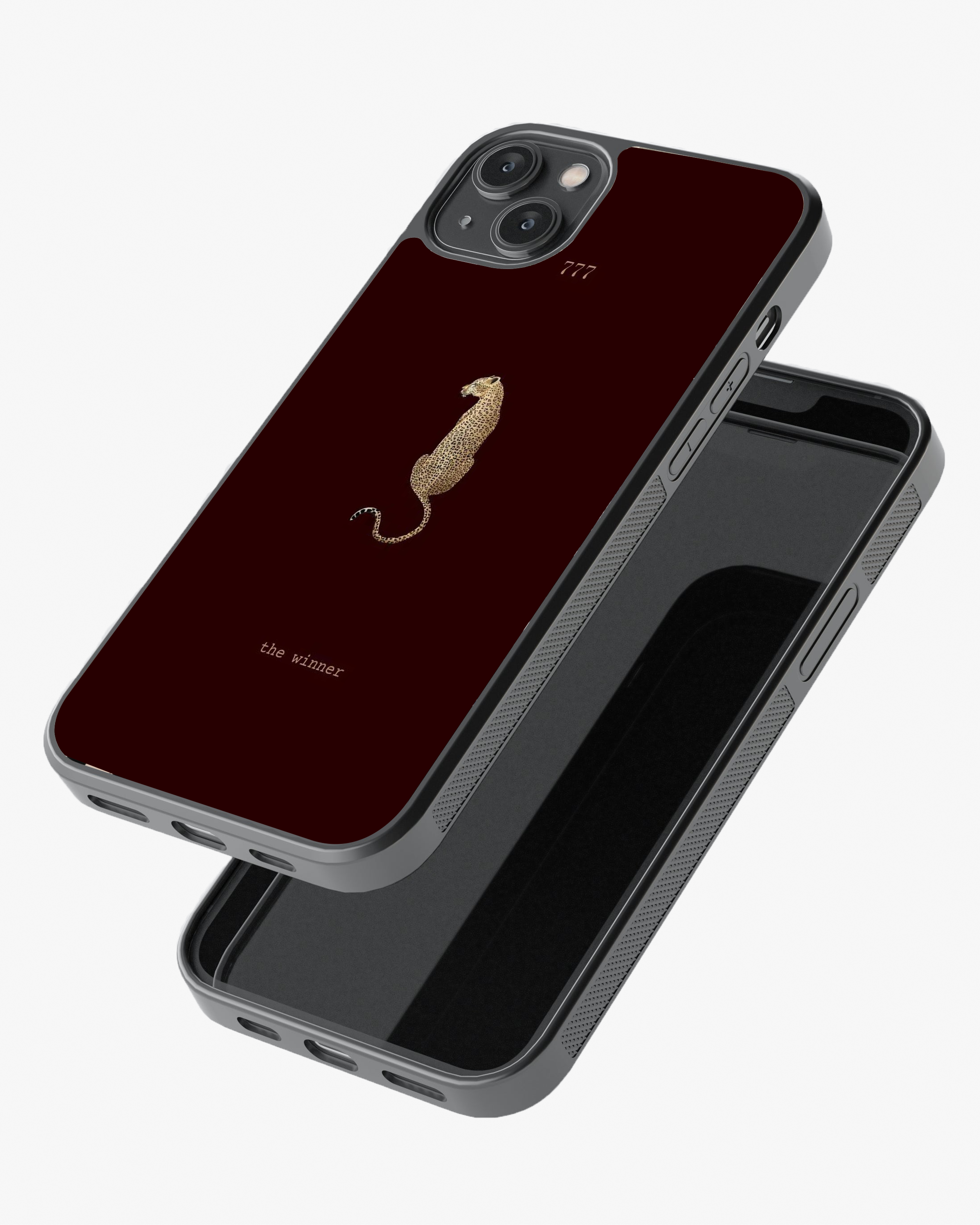 The Winner – Minimal Leopard Luxury Phone Cover Glass Case