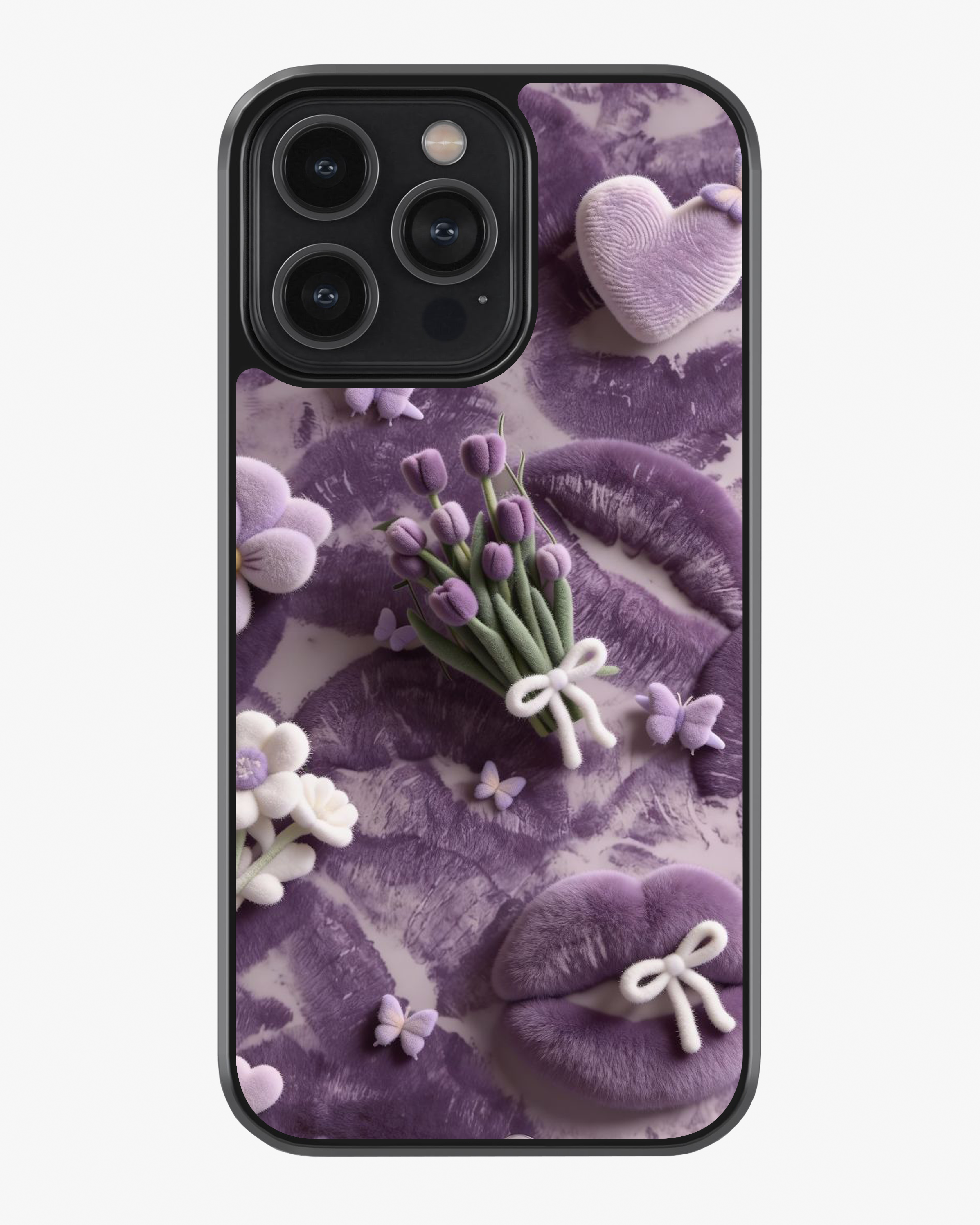 Lavender Dreams – Violet Aesthetic Case Cover Glass Case