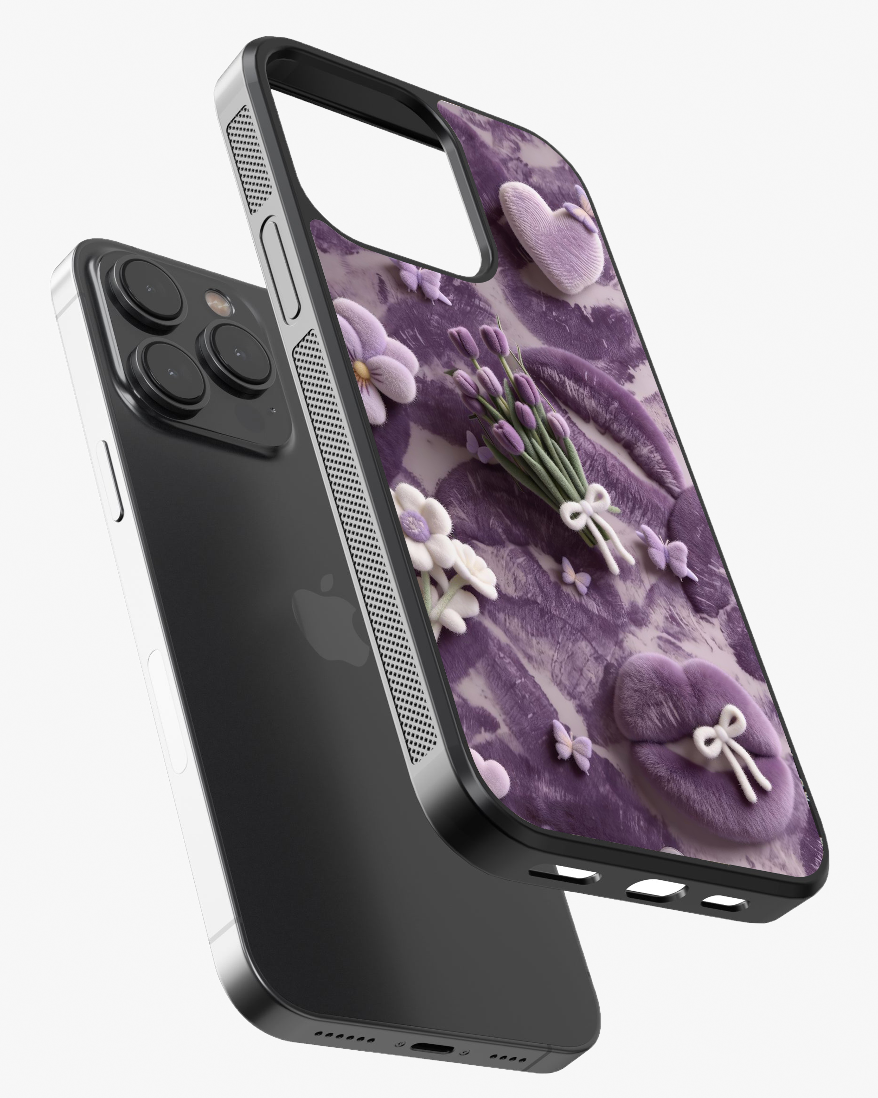 Lavender Dreams – Violet Aesthetic Case Cover Glass Case