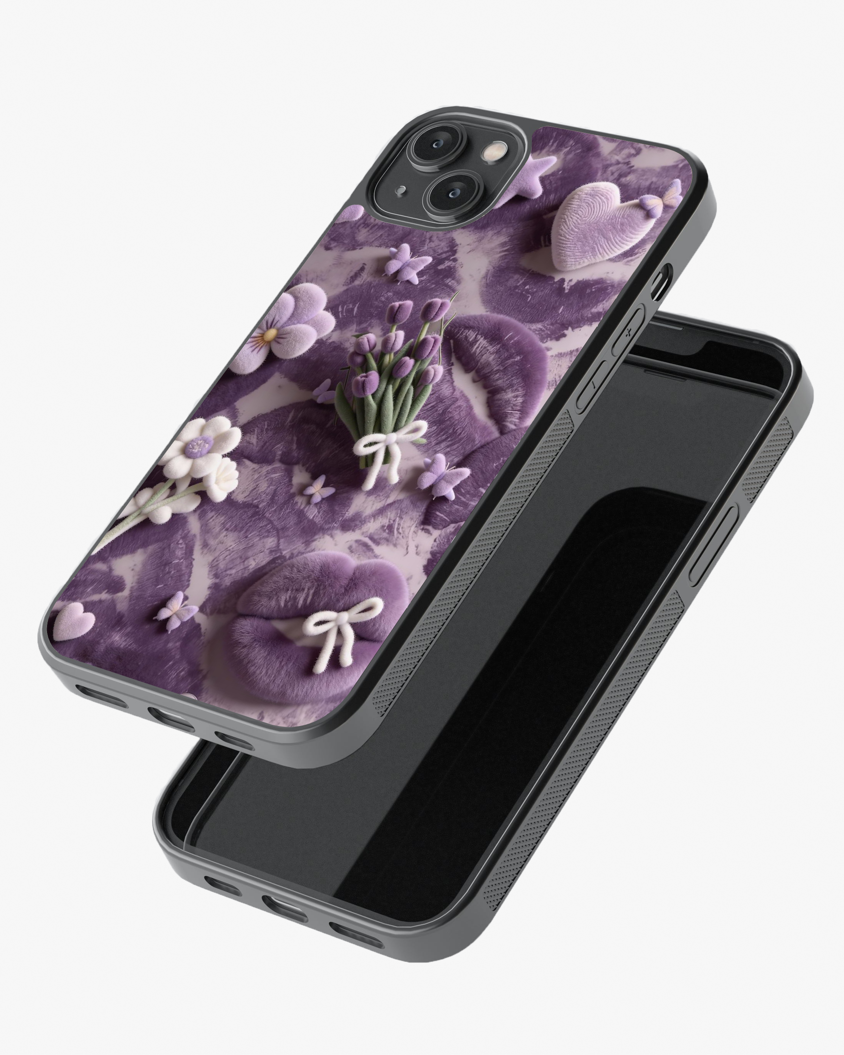 Lavender Dreams – Violet Aesthetic Case Cover Glass Case