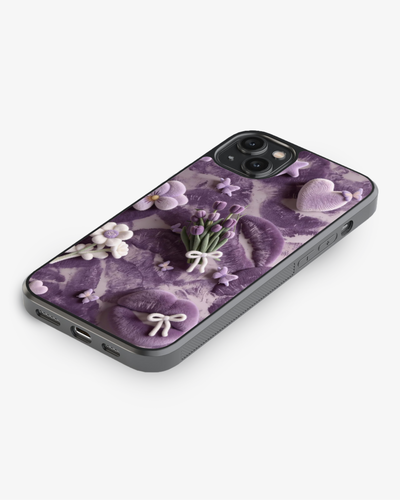 Lavender Dreams – Violet Aesthetic Case Cover Glass Case