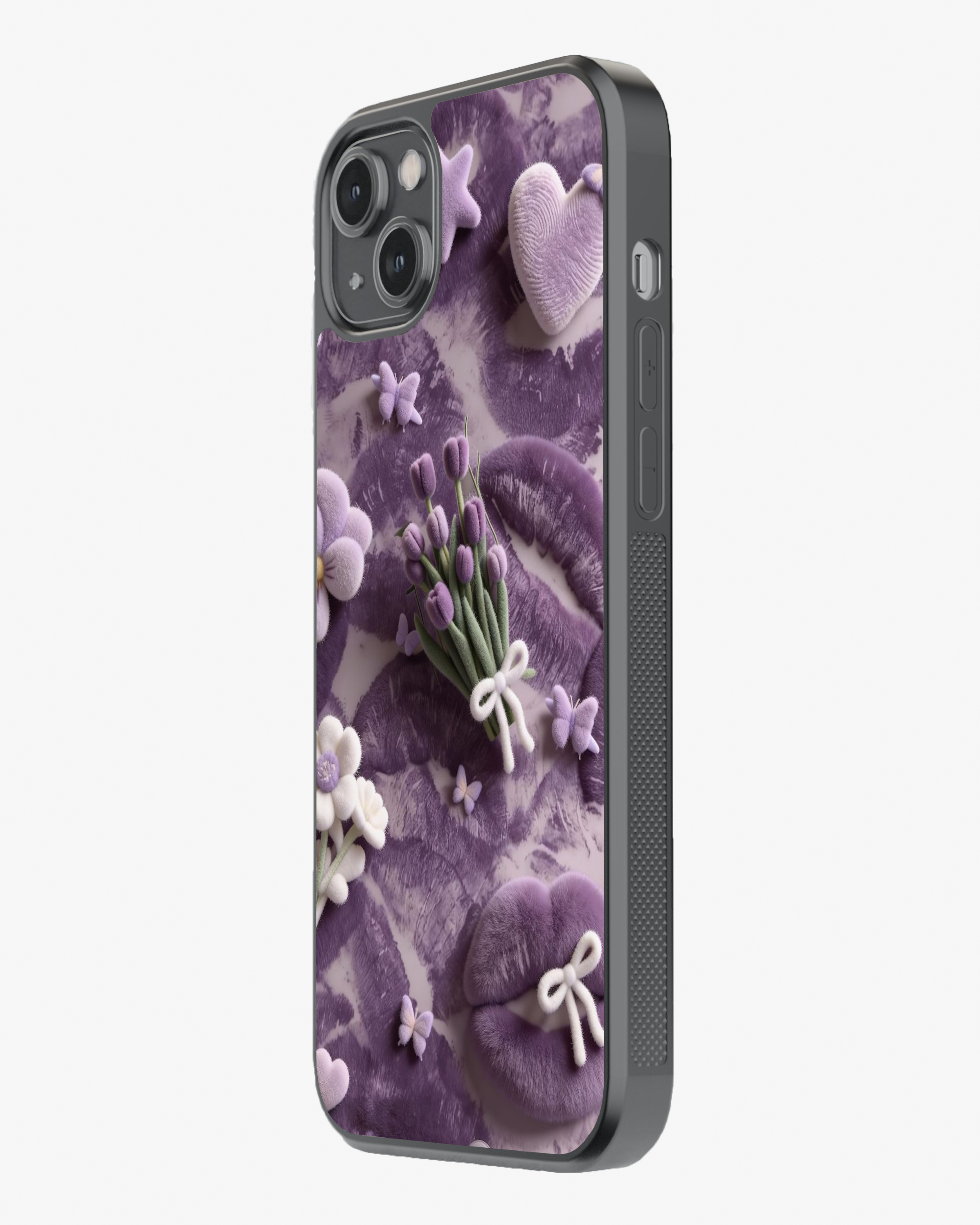 Lavender Dreams – Violet Aesthetic Case Cover Glass Case