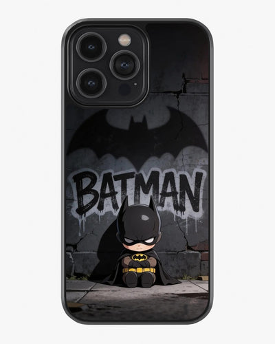Cute Dark Knight Case – Baby Batman Vibe Cover Glass Case