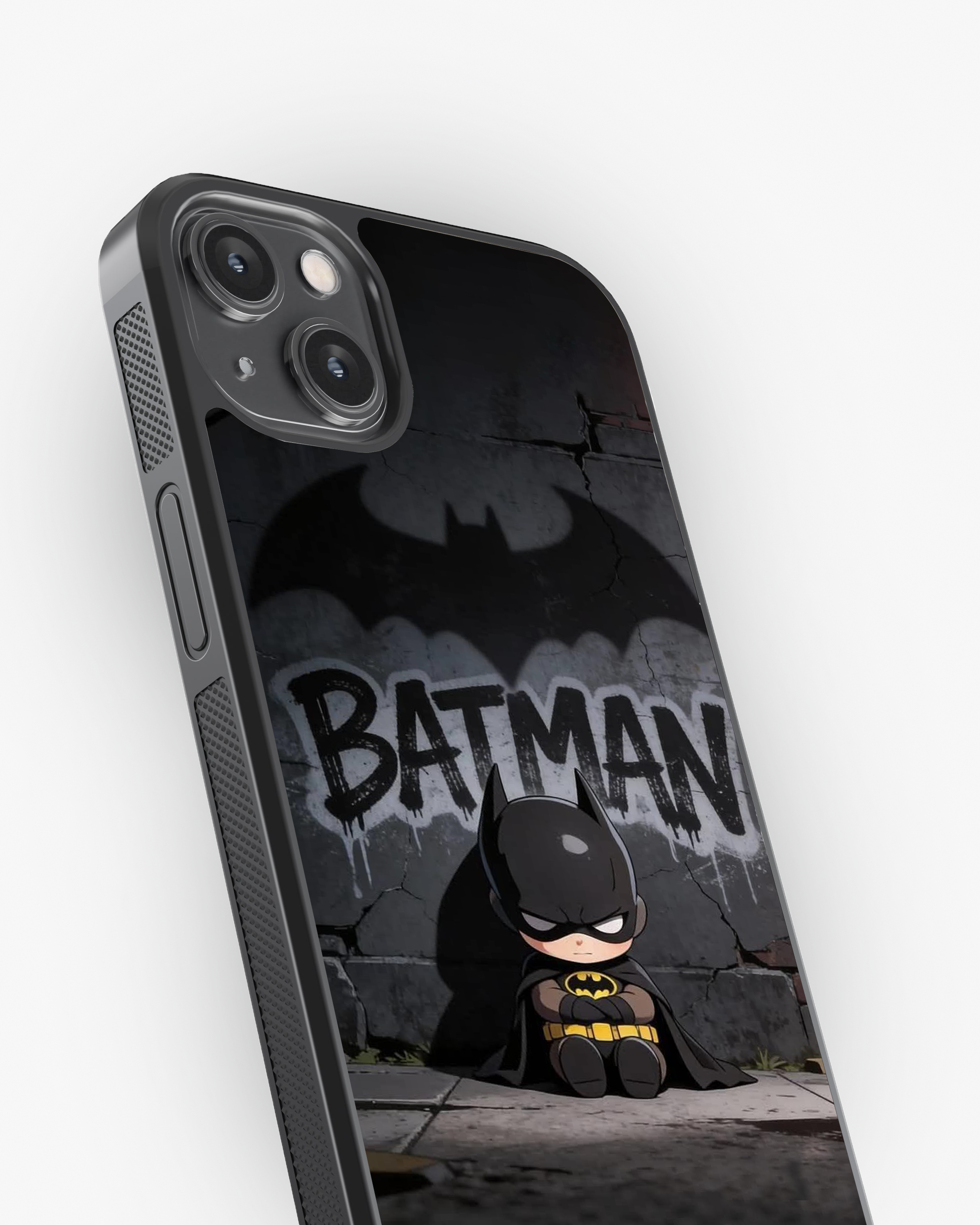 Cute Dark Knight Case – Baby Batman Vibe Cover Glass Case