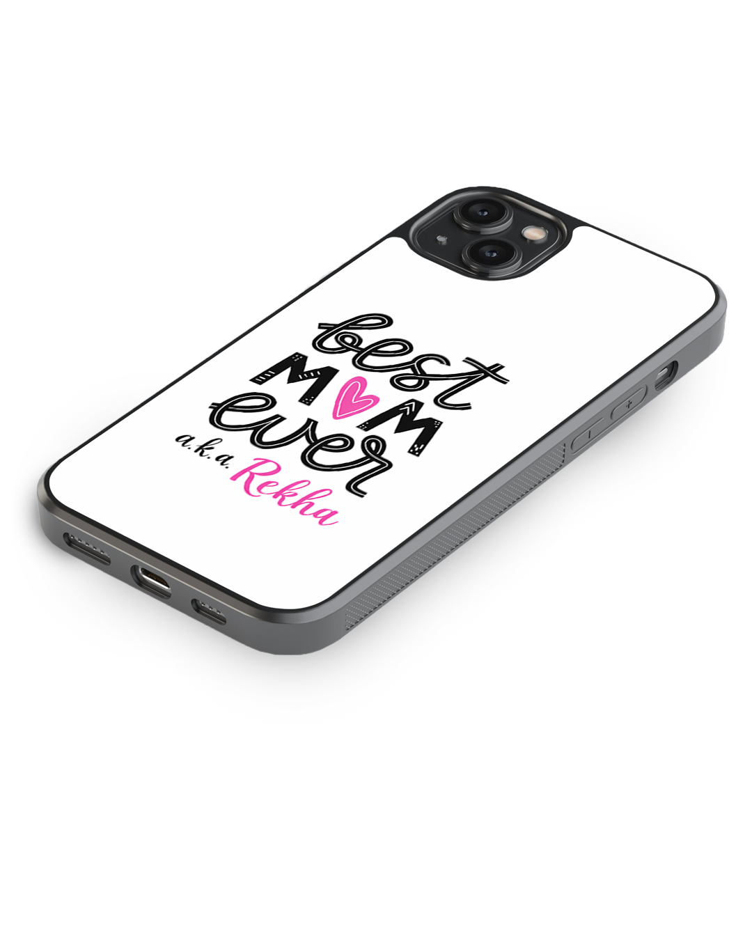 Best Mom Ever – Personalized Name Glass Case