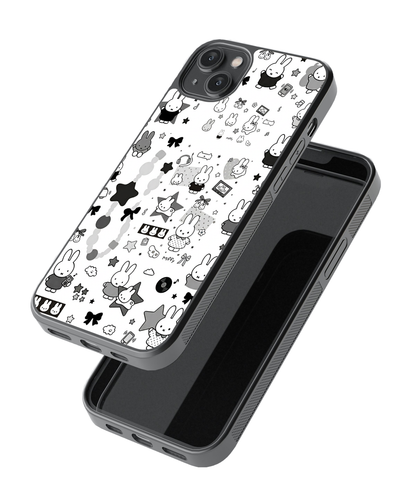 Kawaii Bunny Aesthetic Glass Case