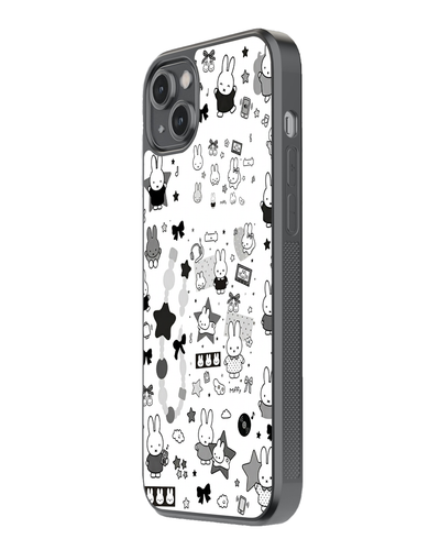 Kawaii Bunny Aesthetic Glass Case