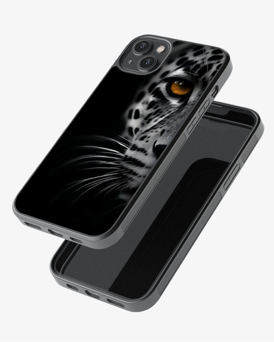 Midnight Leopard Premium Cover Glass Case