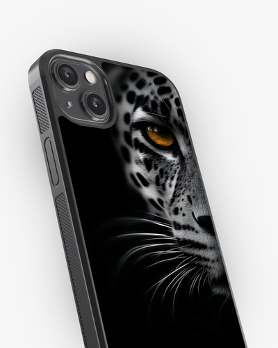 Midnight Leopard Premium Cover Glass Case