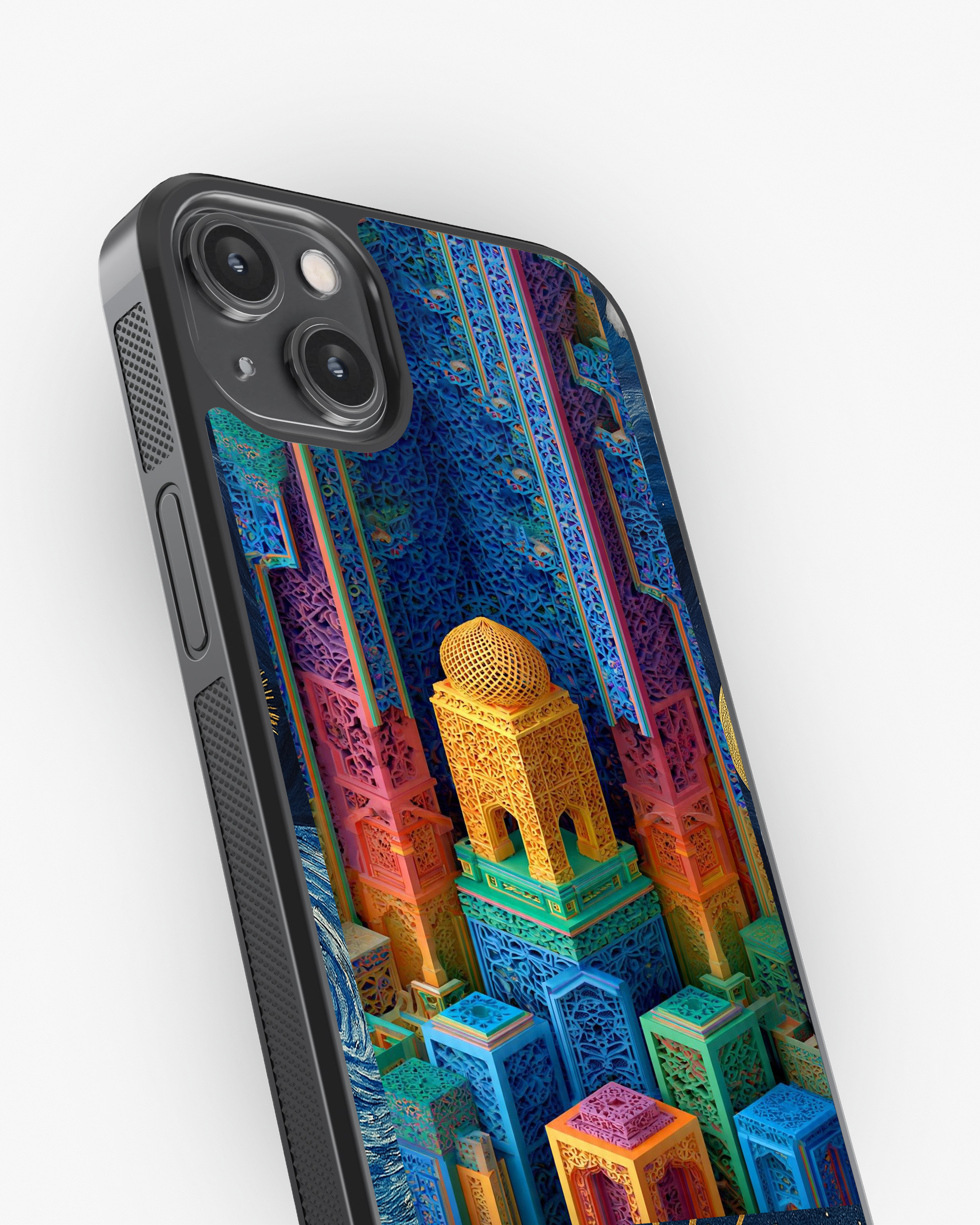 Celestial Craft Palace – Luxury Art Case Phone Cover Glass Case