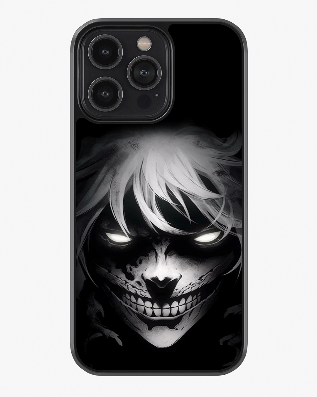 Dark Skull Anime Case – Fearless Night Vibe Cover Glass Case