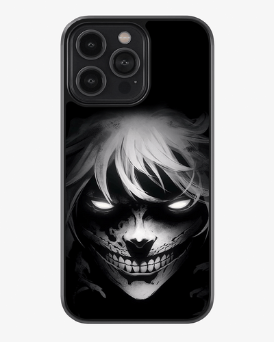 Dark Skull Anime Case – Fearless Night Vibe Cover Glass Case